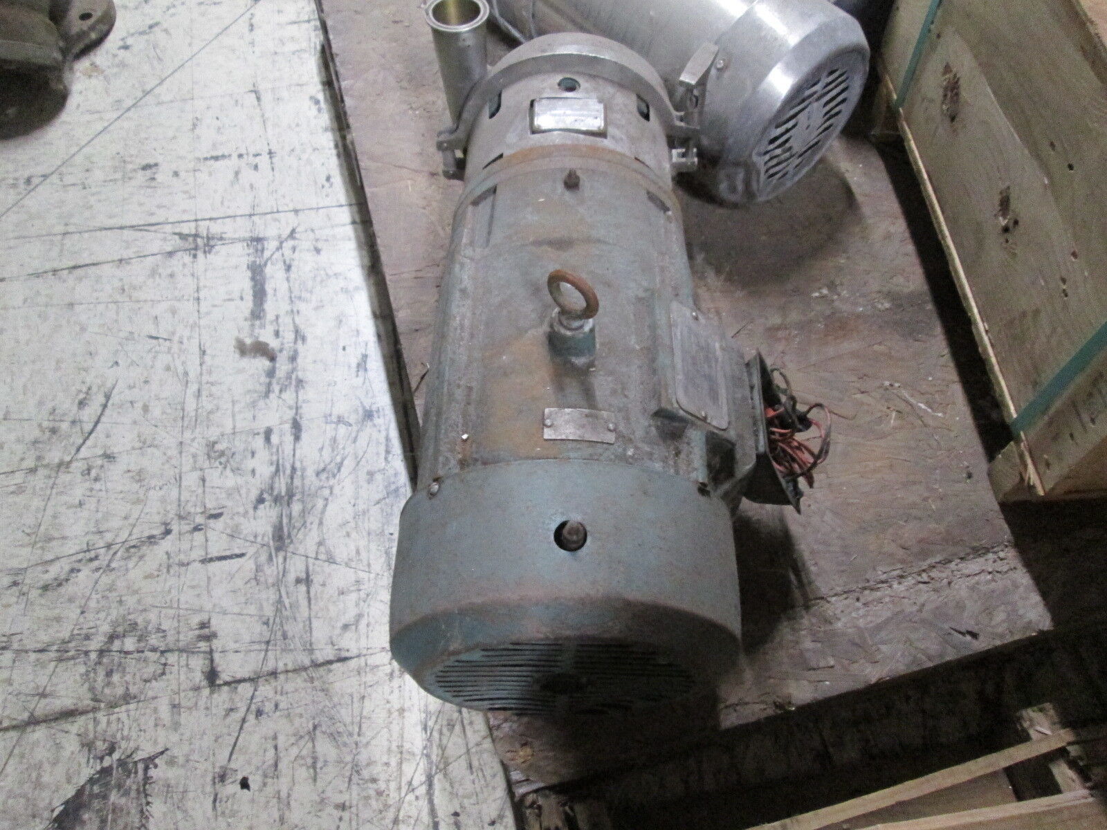 Tri-Clover Tri-Flo Pump w/ Motor C327MDG21T-S 7.5HP 3500RPM Used