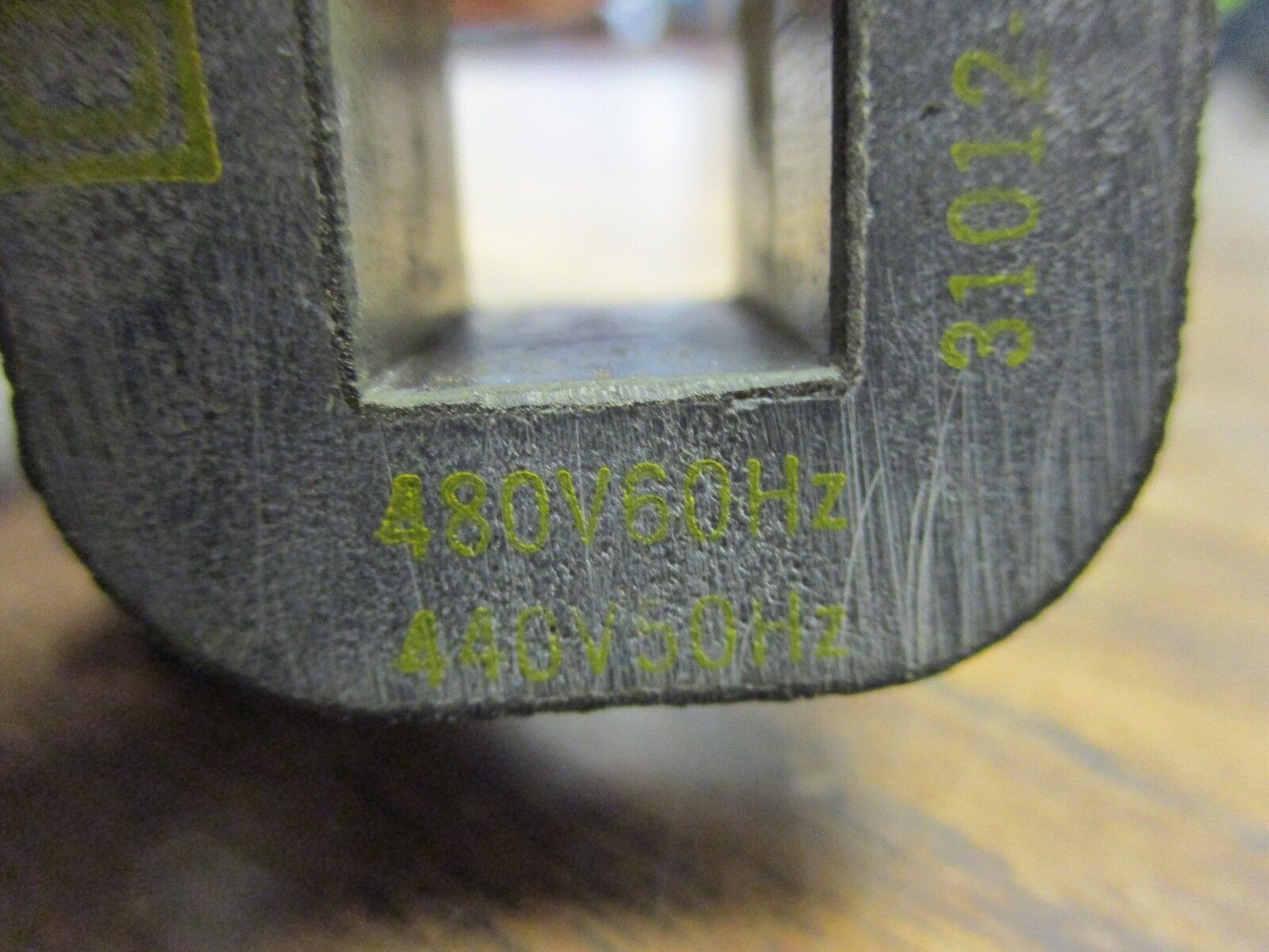 Square D Magnetic Coil 31012-400-61 480V@60Hz 440V@50Hz Used