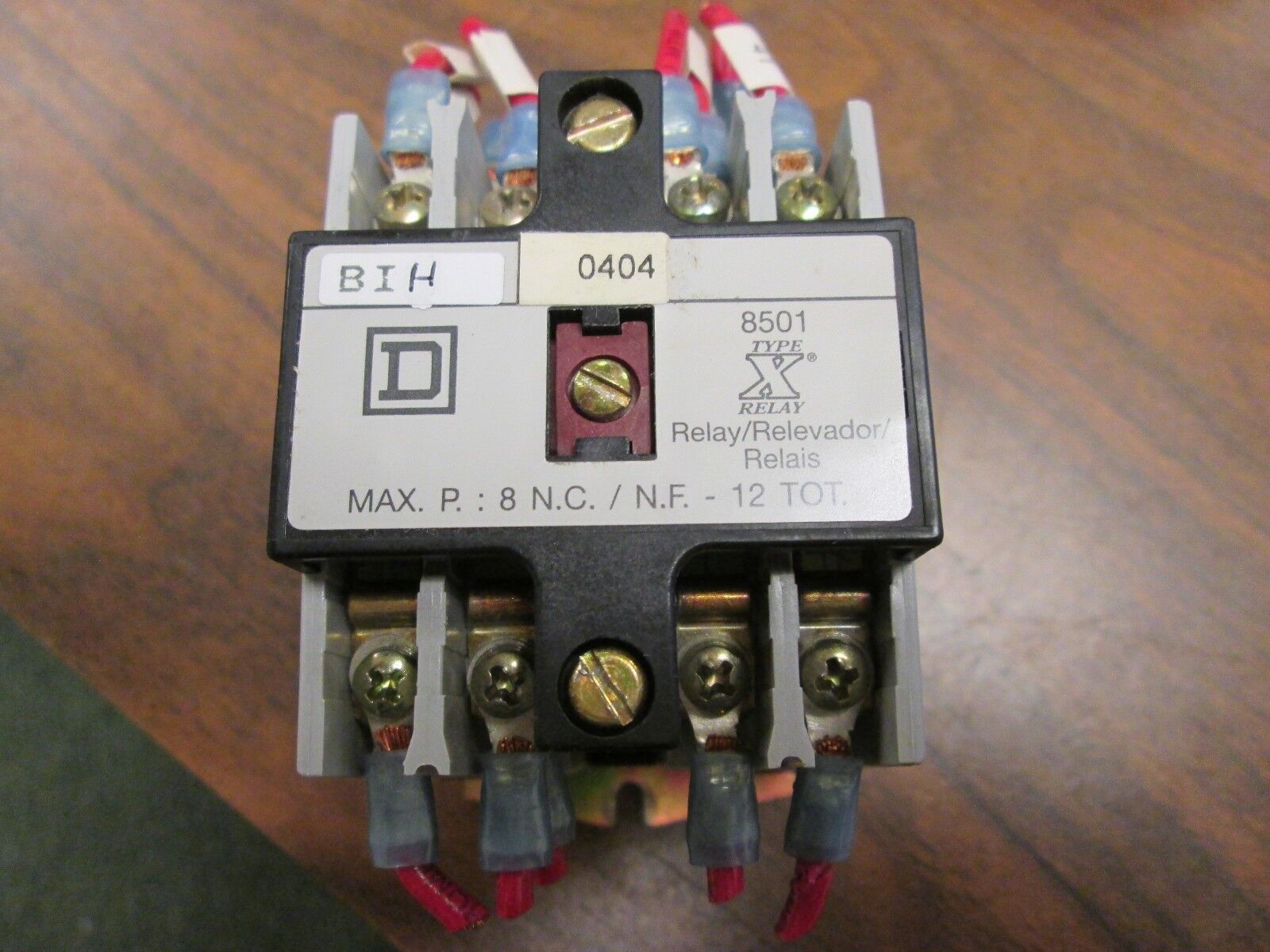 Square D Control Relay 8501X040 120V Coil