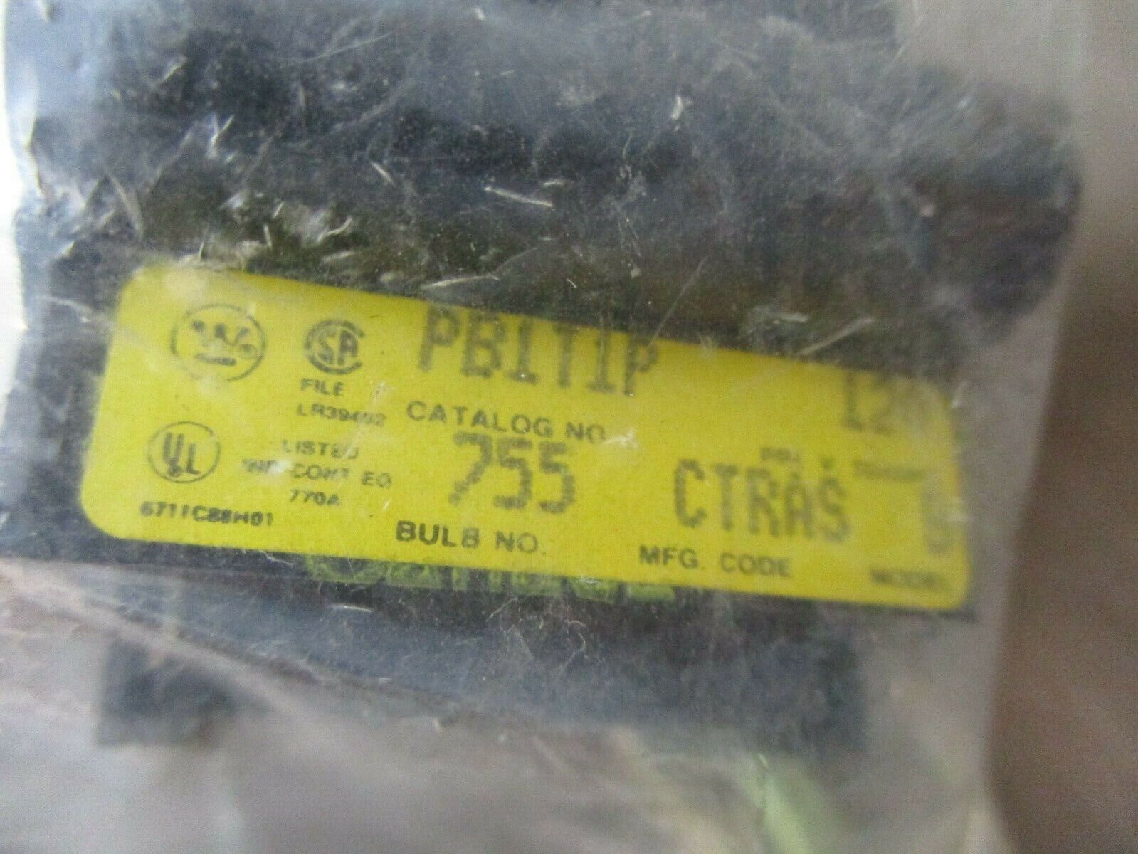 Westinghouse Illuminated Pushbutton PB1T1P Model B 120V 50/60Hz New Surplus