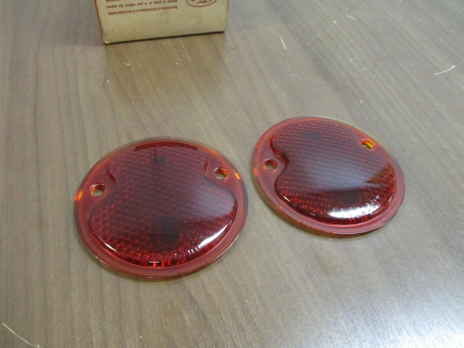Ford Rear Lamp Lens B7C-13450-D Red *Box of 2* New Surplus