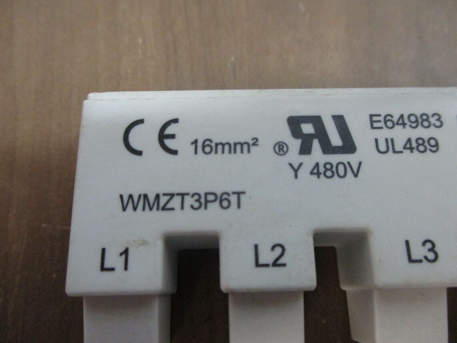 Eaton Bus Bar WMZT3P6T 480V 6 Terminal Used