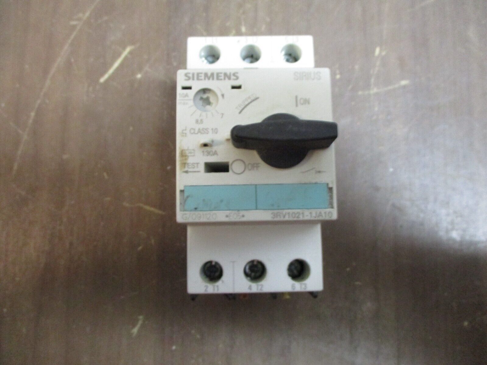 Siemens Sirius Manual Starter 3RV1021-1JA10 Trip: 7-10A Used