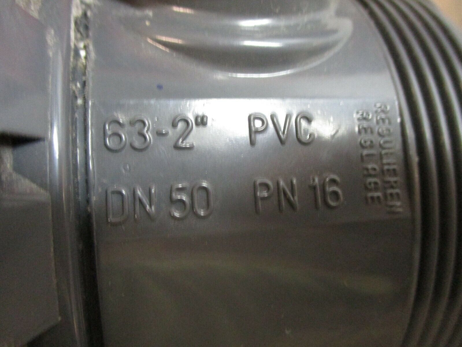 FIP PVC Ball Valve DN50 PN16 Size: 2" Used