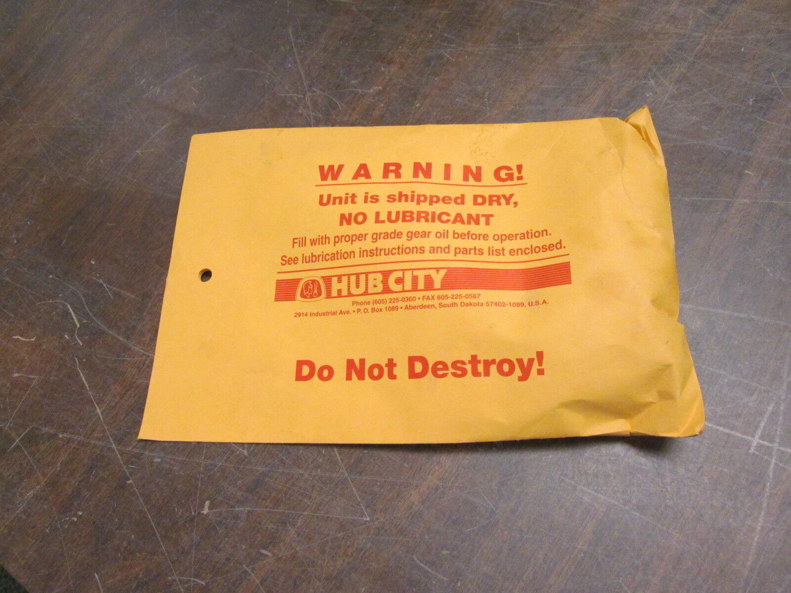 Hub City Model 4510 Worm Gear 0230-37830 Ratio: 600/1 Style: RABR New Surplus