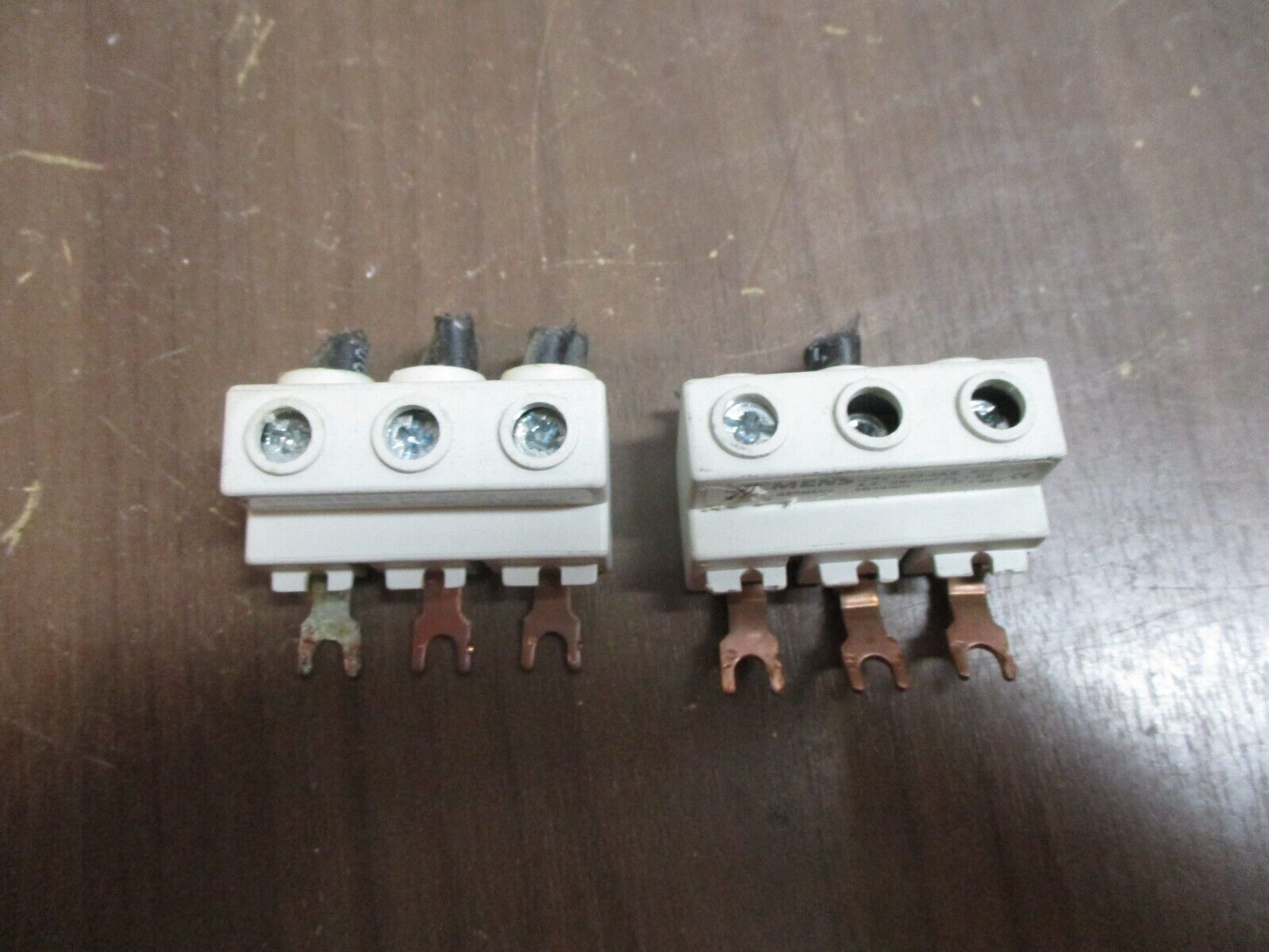 Siemens Supply Terminal 3RV1925-5AB 3Ph *Lot of 2* Used
