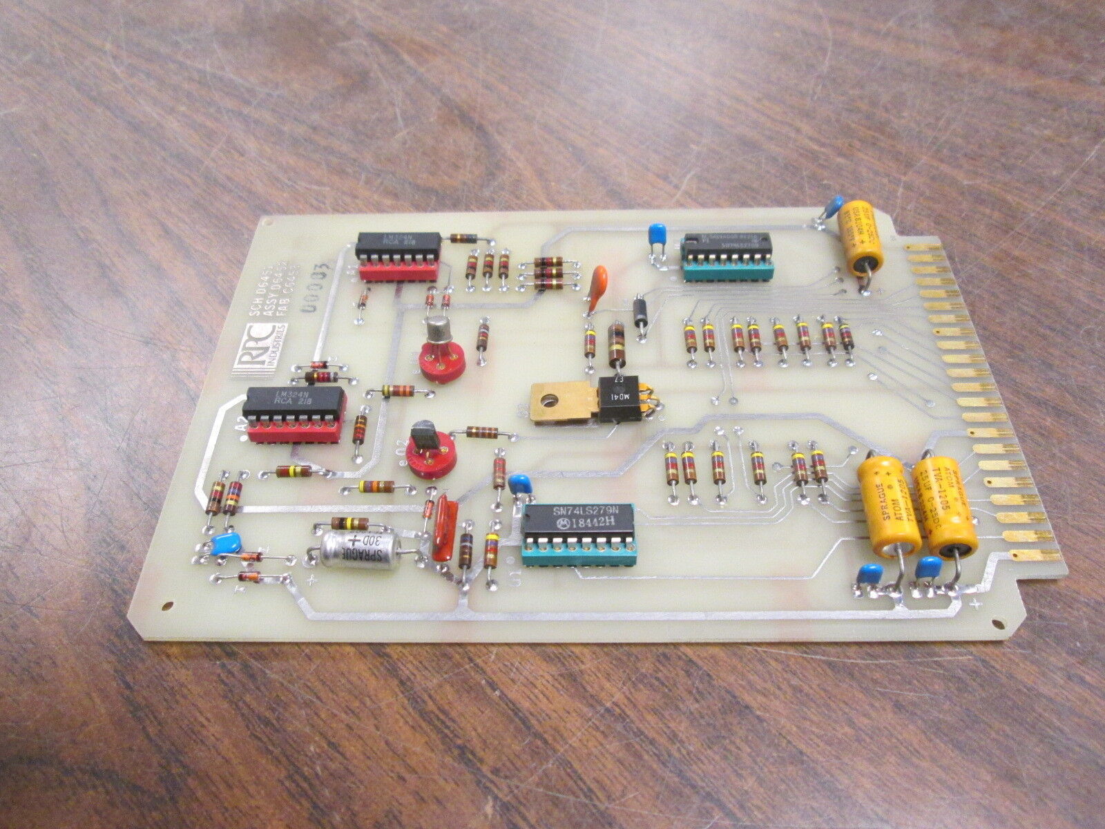 RPC Circuit Board SCH D6451 Used