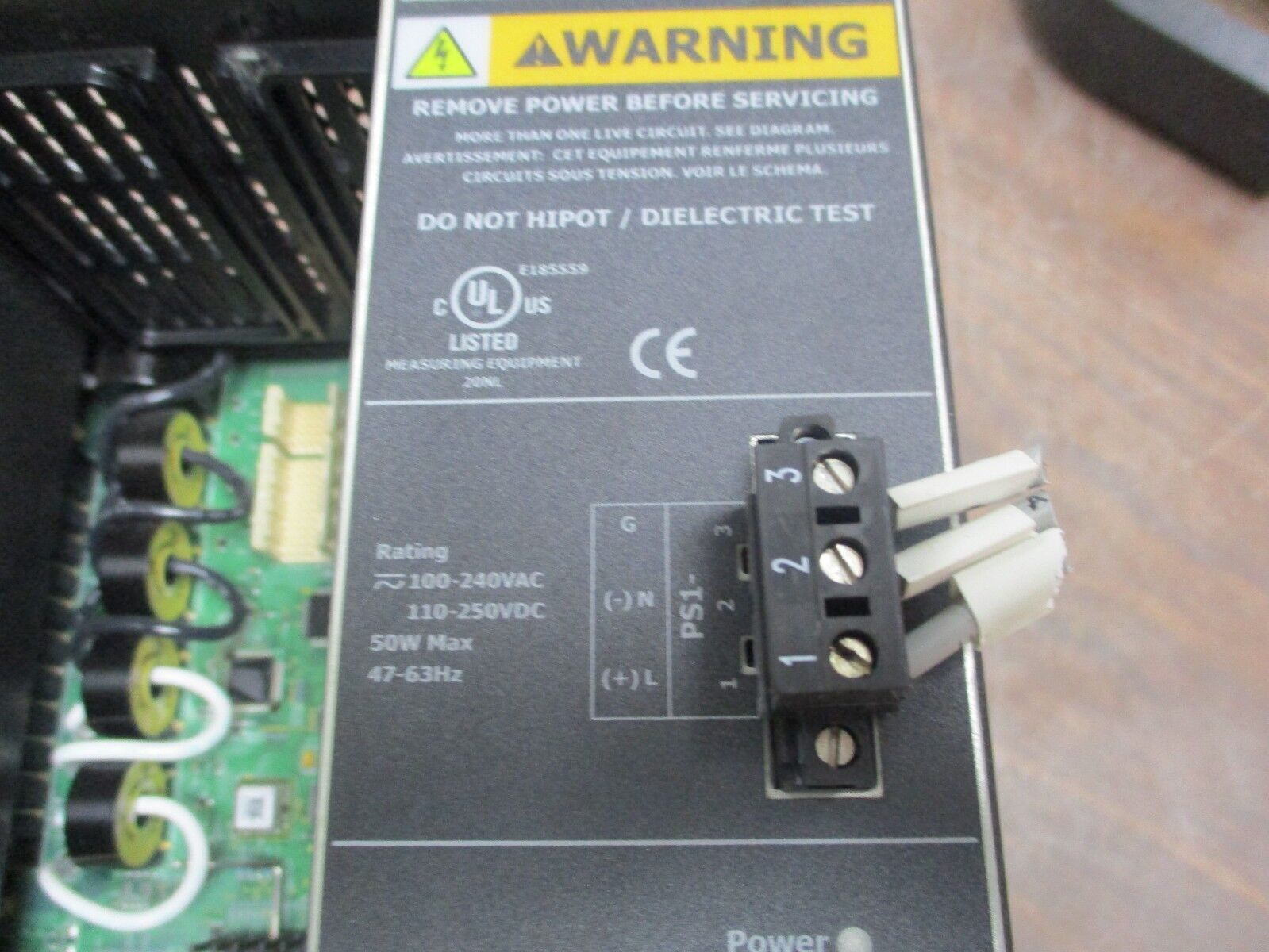 Eaton PXM6000 Power Xpert Chassis w/ Power Supply PXM6051A1AB/PXMPS-1 Rev.: 7.0