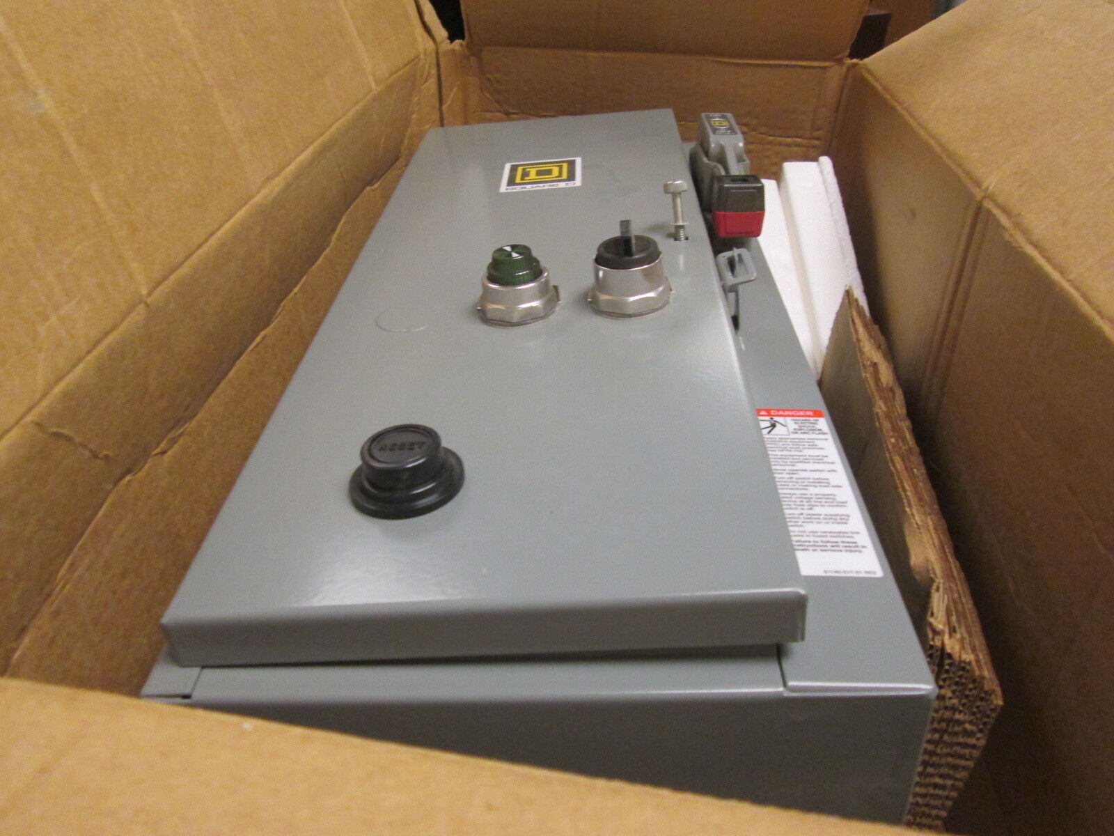 Square D Size 0 Combination 8538SBG63V02CP45X22 120V Coil Fusible 1Ph 120/240V