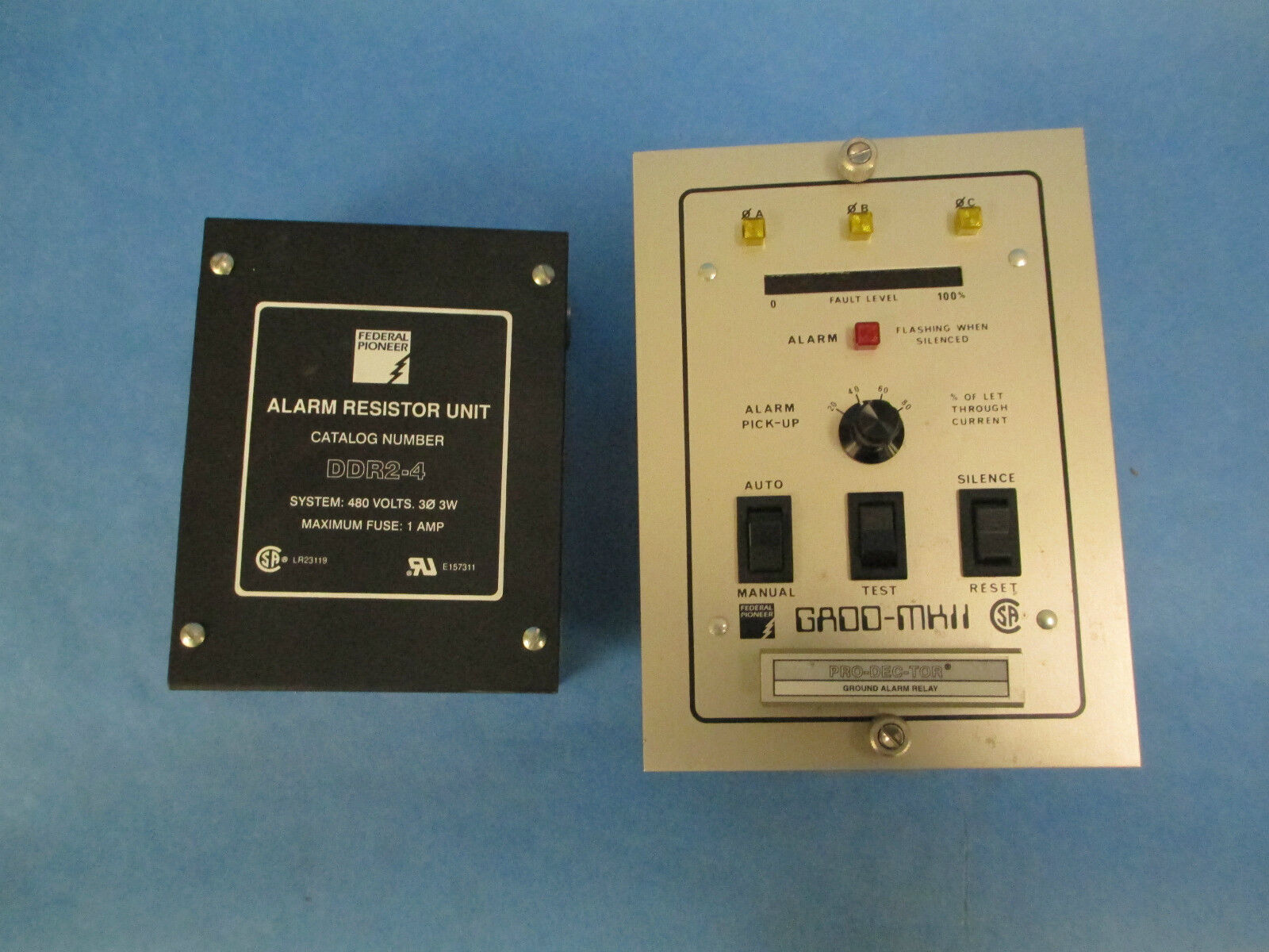 Federal Pioneer Ground Alarm Relay GAOO-MKII With DDR2-4 Used