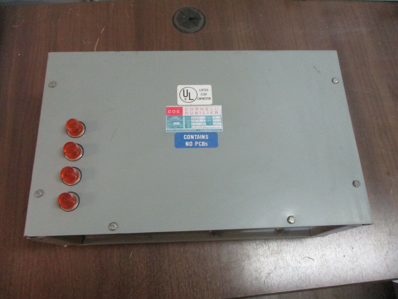 Cornell Dubilier Capacitor IMS2020F33L 20kVAR 480V 3Ph 60Hz Used