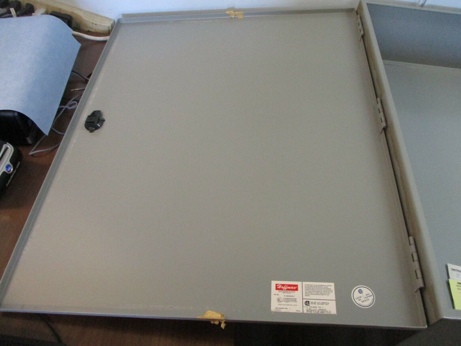 Hoffman Type 1 Enclosure A-30N24ALP Size: 30x24x6.62" *Some Shelf Wear*