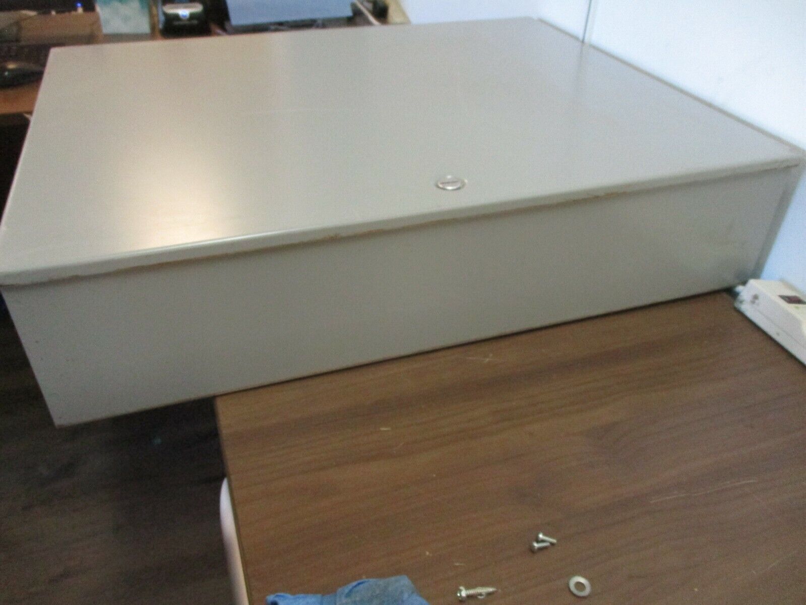 Hoffman Type 1 Enclosure A-30N24ALP Size: 30x24x6.62" *Some Shelf Wear*