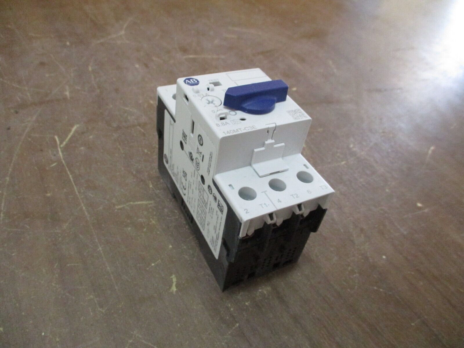 Allen-Bradley Manual Motor Protector 140MT-C3E-A63 Ser. A Trip: 0.4-0.63A