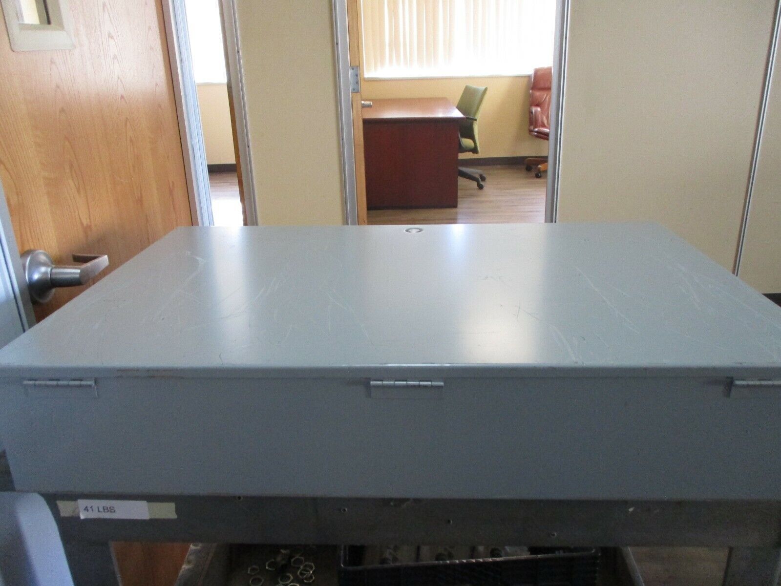 Hoffman Type 1 Enclosure A36N24ALP Size: 36x24x6.62" *Scratch On Front*