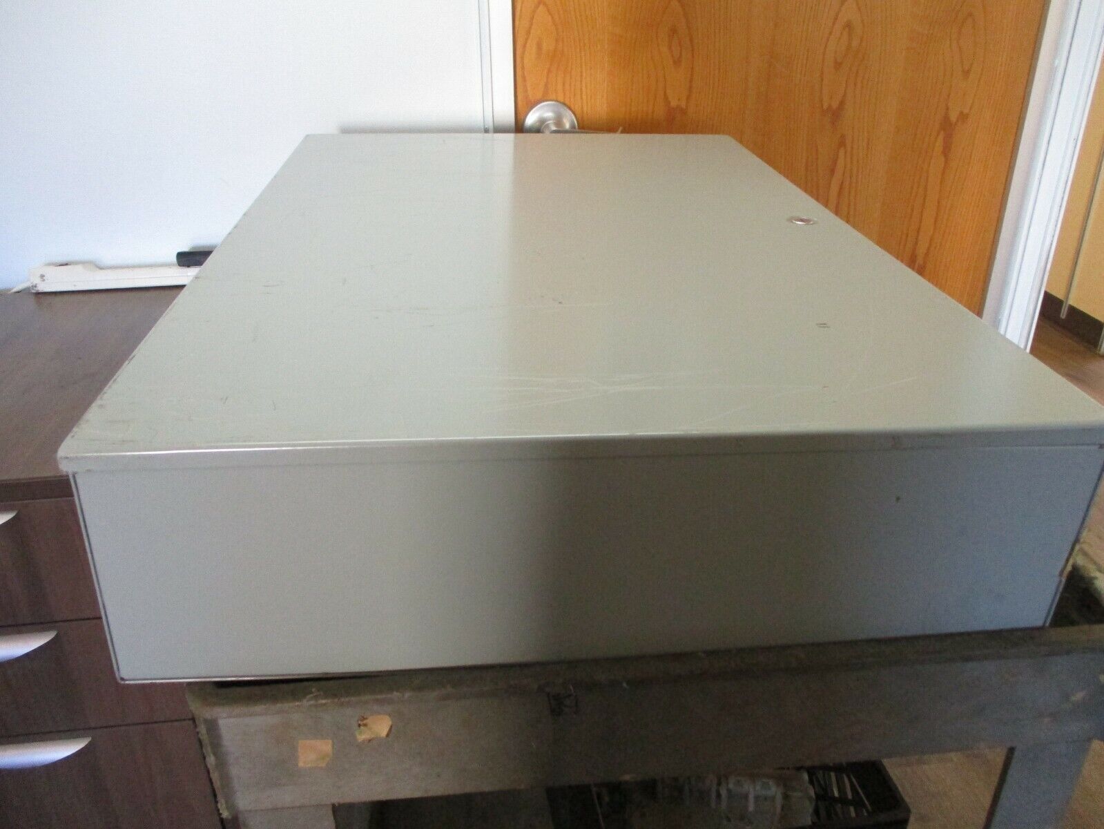 Hoffman Type 1 Enclosure A36N24ALP Size: 36x24x6.62" *Scratch On Front*