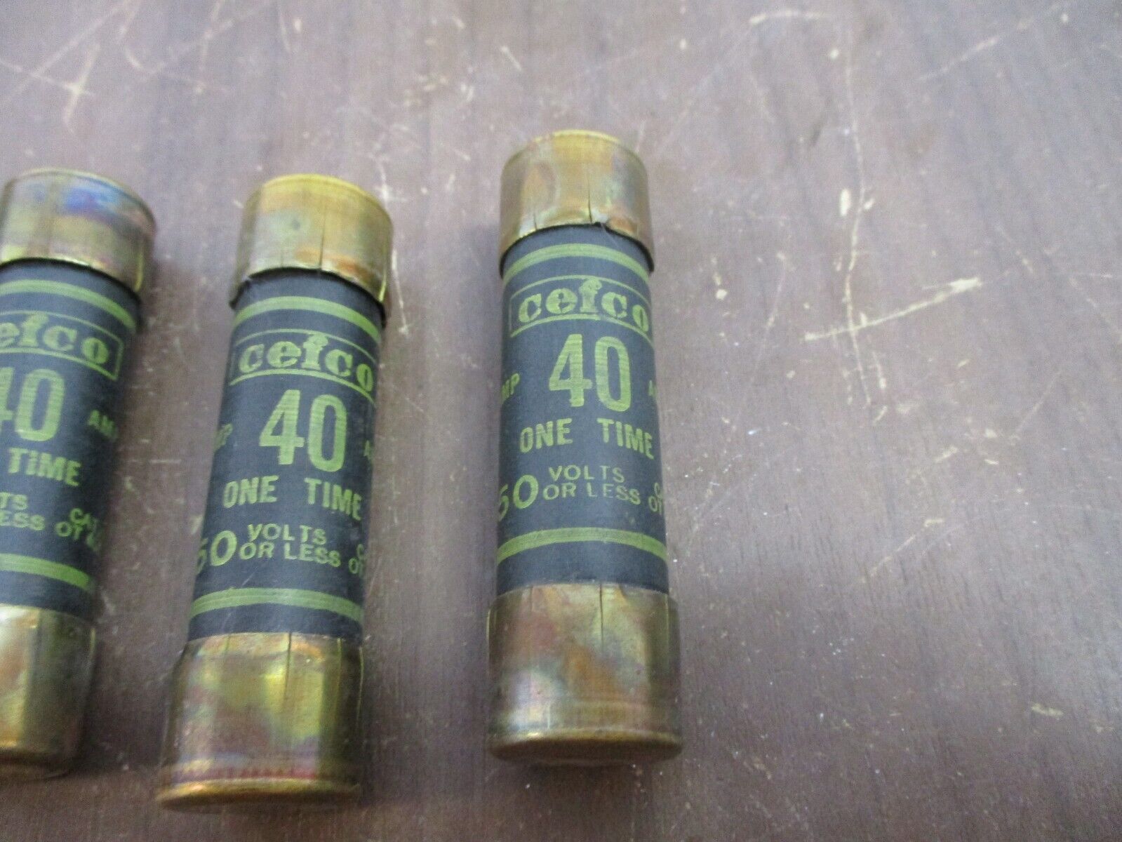 Cefo Fuse OT 40 / 250 40A 250V *Lot of 4* Used