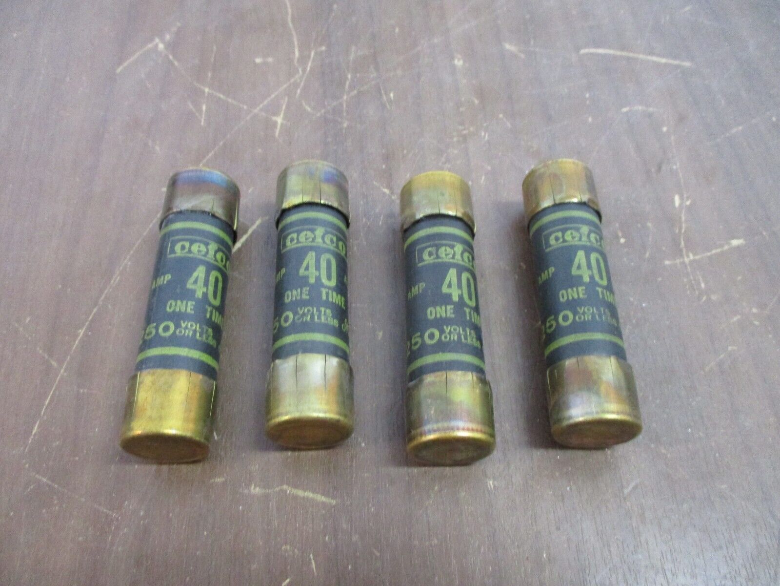 Cefo Fuse OT 40 / 250 40A 250V *Lot of 4* Used