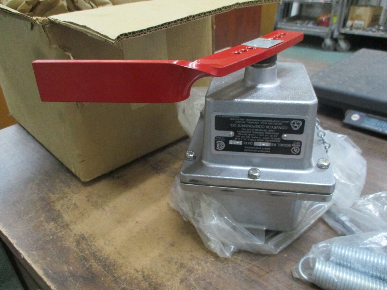 Conveyor Components 3R Safety Stop Control RSB-5 DPDT 15A 125/250V New Surplus