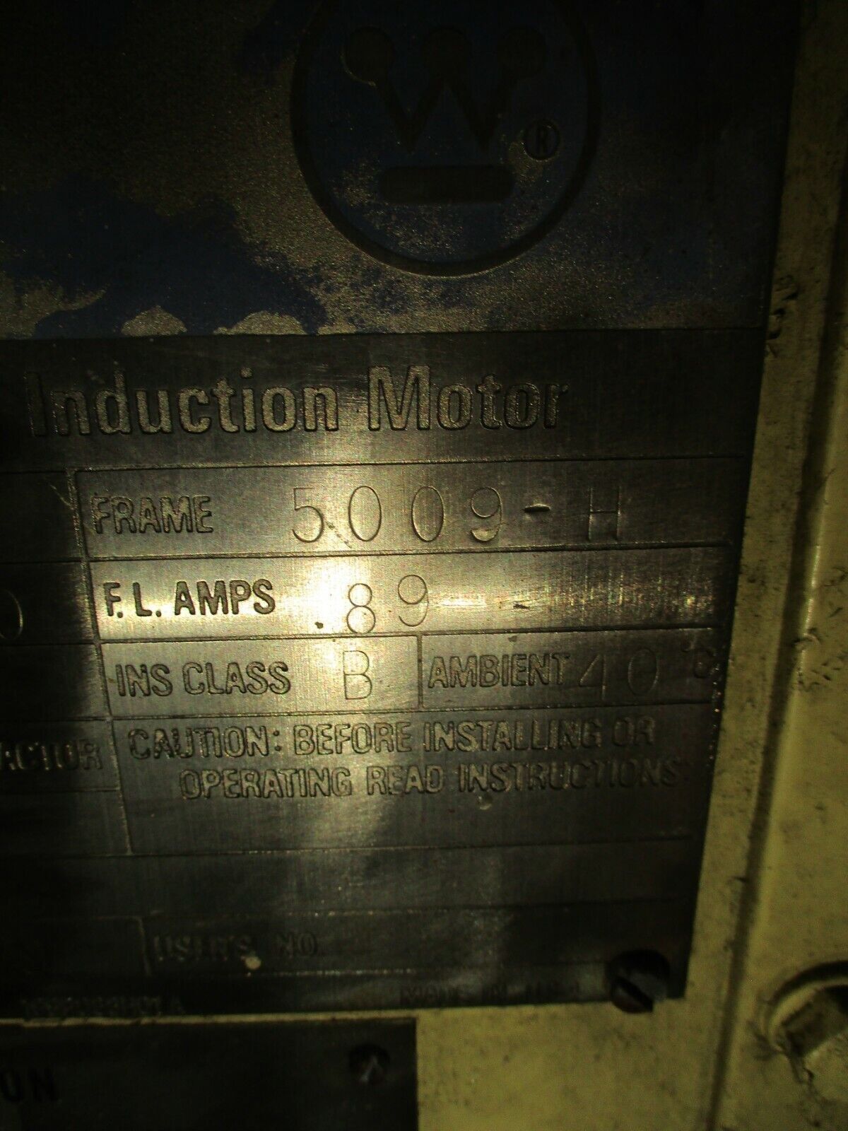 Westinghouse Life-Line D AC Motor 68F21318 400HP 2300V 3600RPM Used