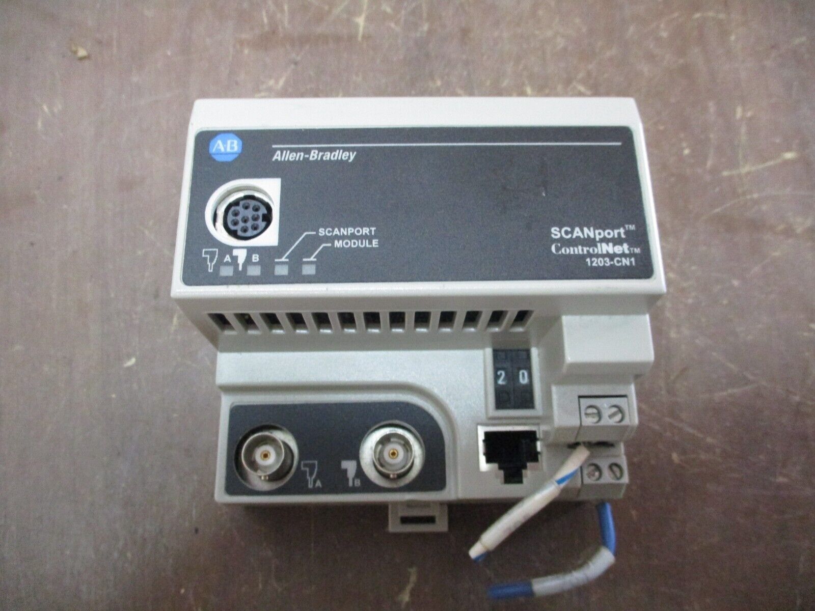 Allen-Bradley Scanport ControlNet 1203-CN1 Ser A FRN: 1.002 Used
