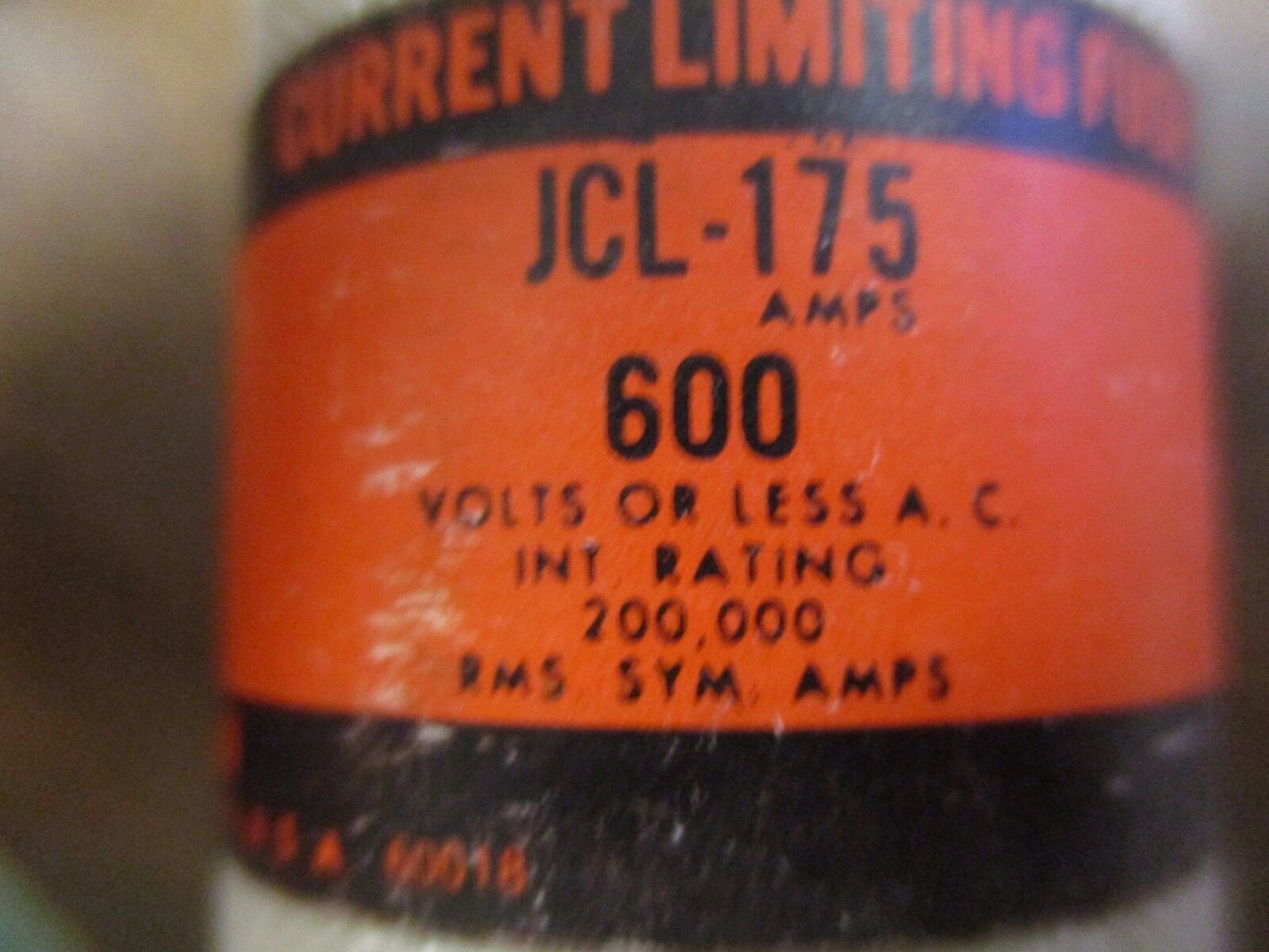 econolim Current Limiting Fuse JCL 175 New Surplus