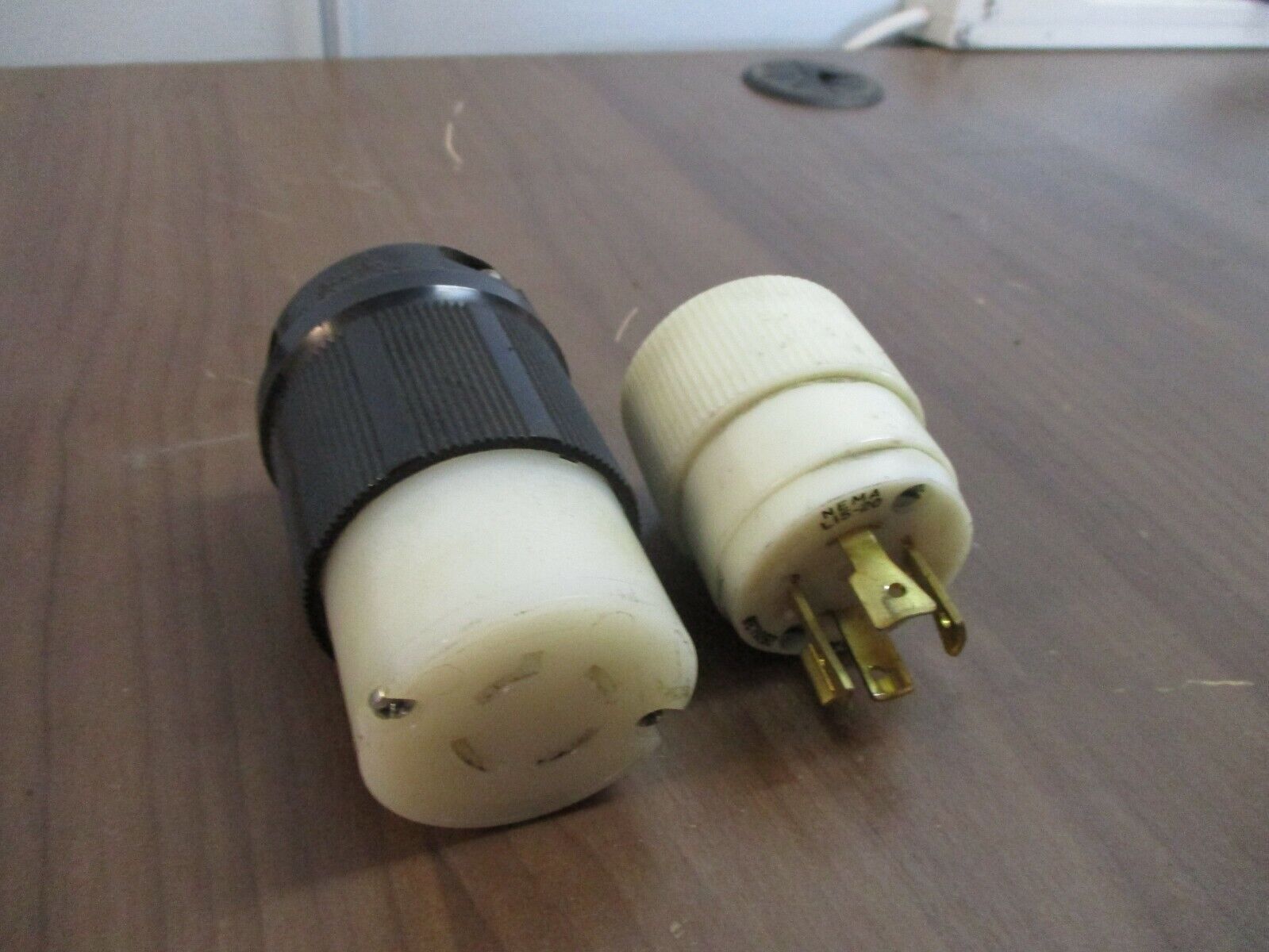 Cooper Plug & Connector Set Nema L15-20 20A 250V 3Ph Used