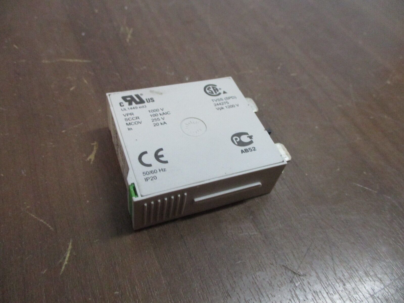 Citel N/PE Protector DS40G-600 VPR: 1000V SCCR: 100KAIC MCOV: 255V In: 20KA Used