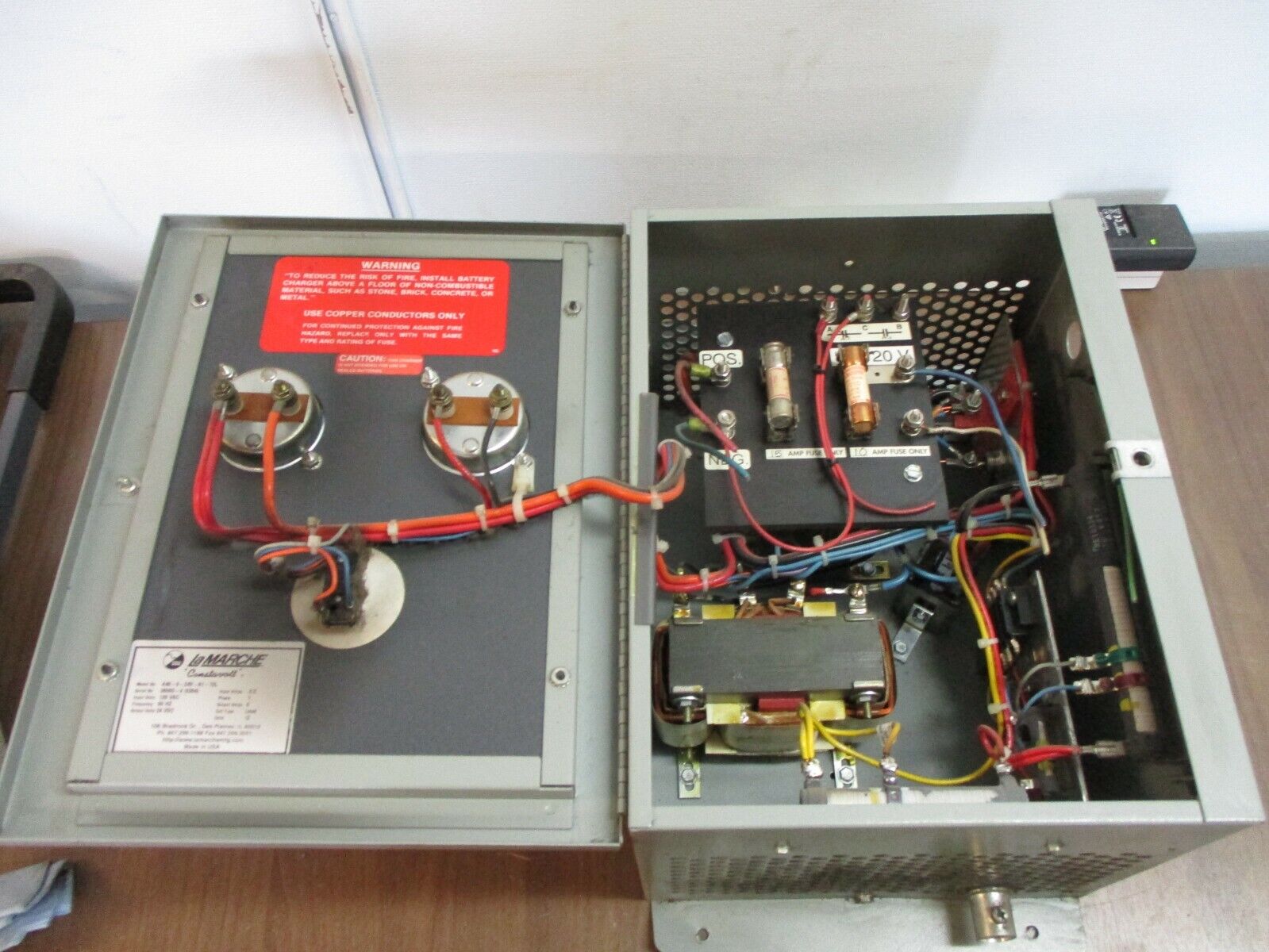 La Marche Constavolt Battery Charger A46-6-24V-A1-12L *Bent Mounting Foot* Used