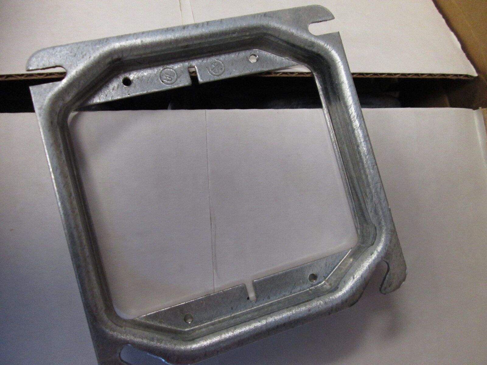 Misc Brand 4" Square 2 Gang Box Cover Raised 5/8" *Box of 40* New Surplus
