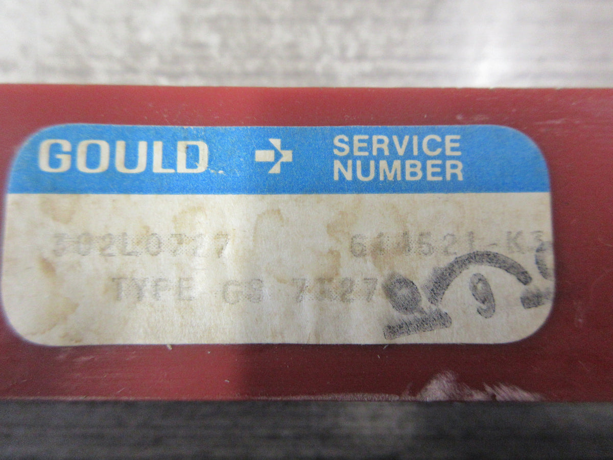 Gould Type GS Ground Fault Sensor 3020727 Used