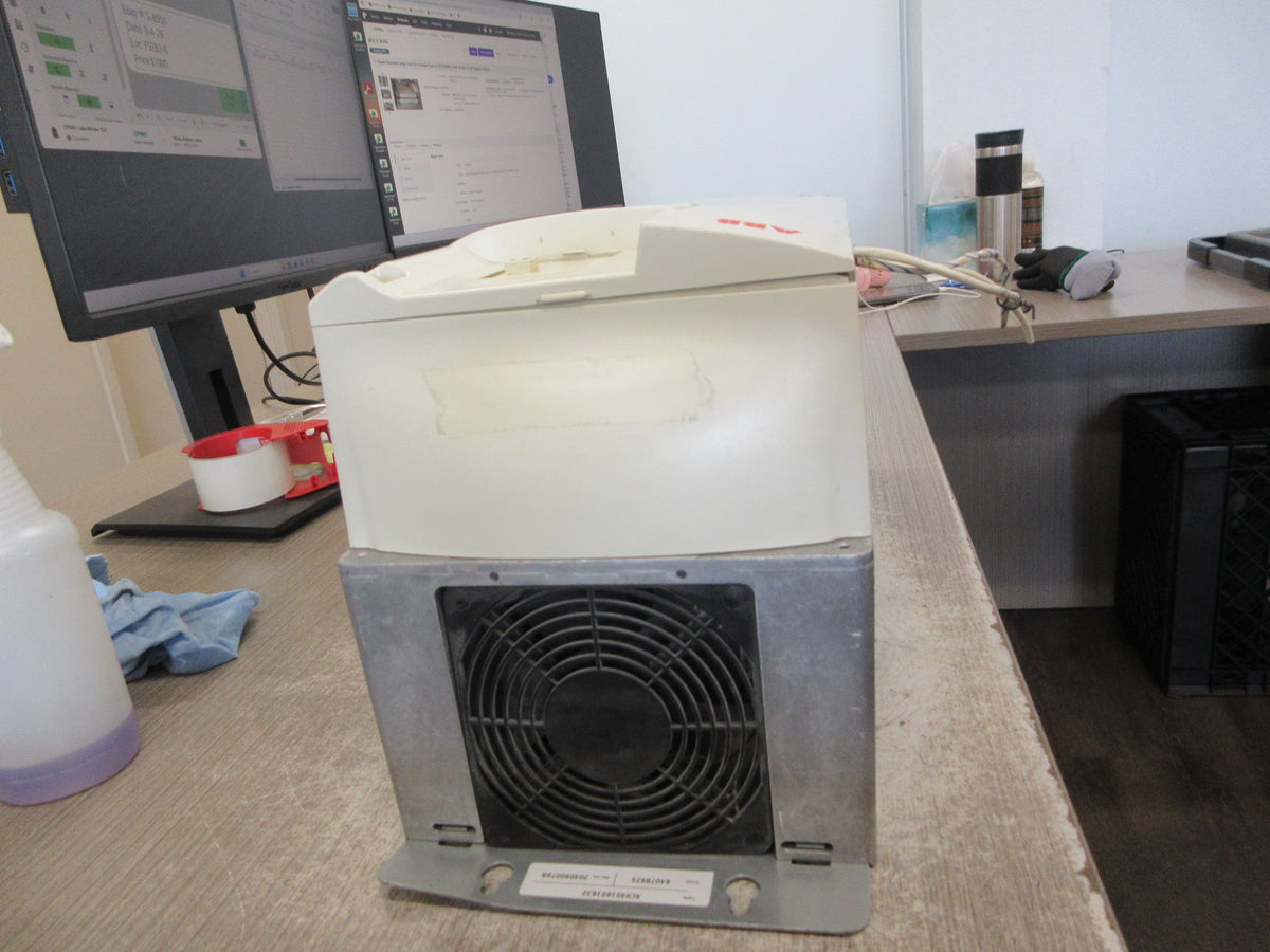 ABB ACH 401 AC Drive ACH401601632 20HP 3Ph *Broken Cover Clip* Used
