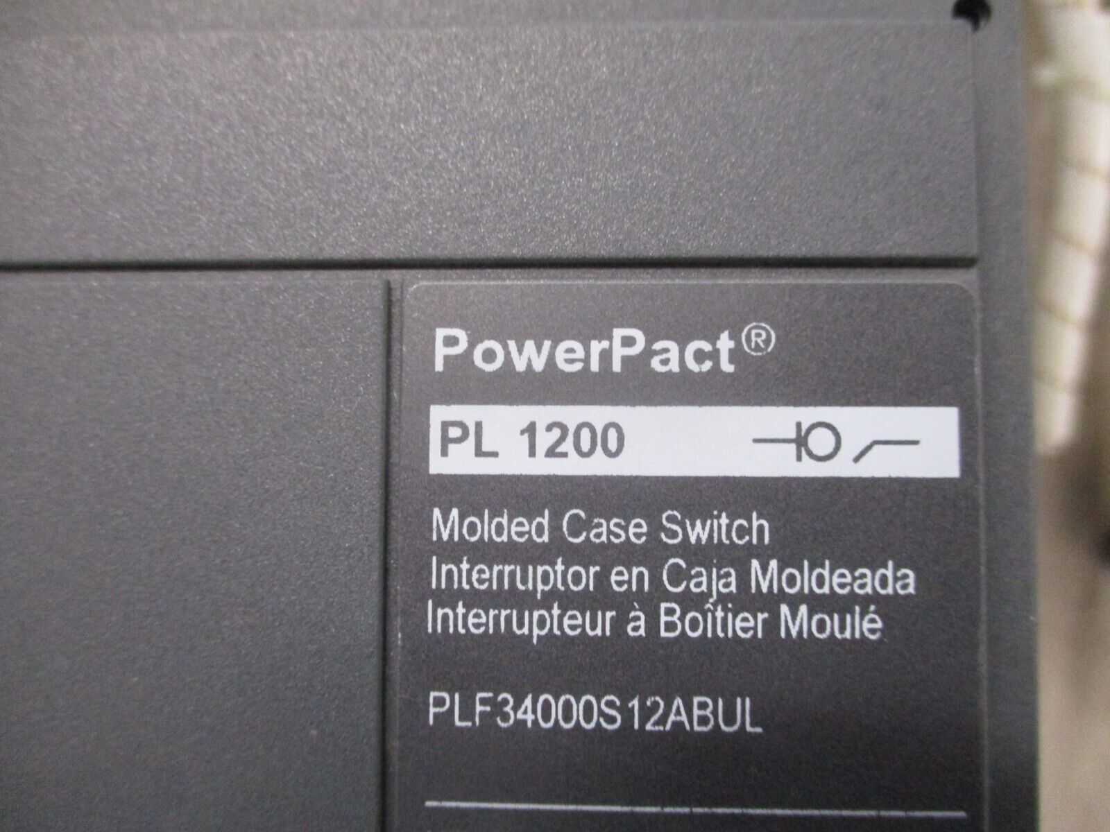 Square D Power Pact Circuit Breaker PL 1200 1200A 480V *No Trip* Used