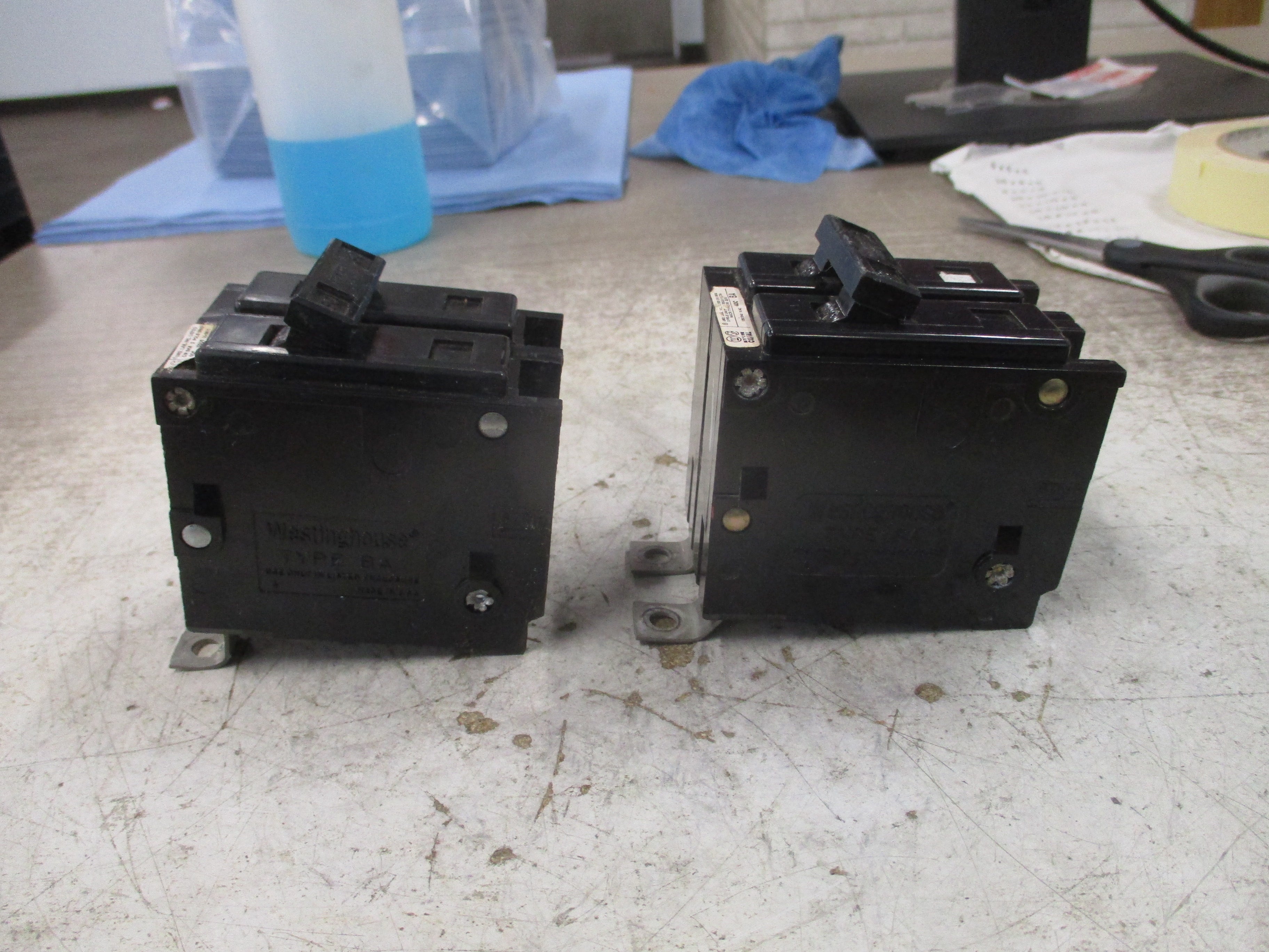 Westinghouse Type BA Bolt-On Circuit Breaker B230 30A 240V 2P *Lot of 2* Used