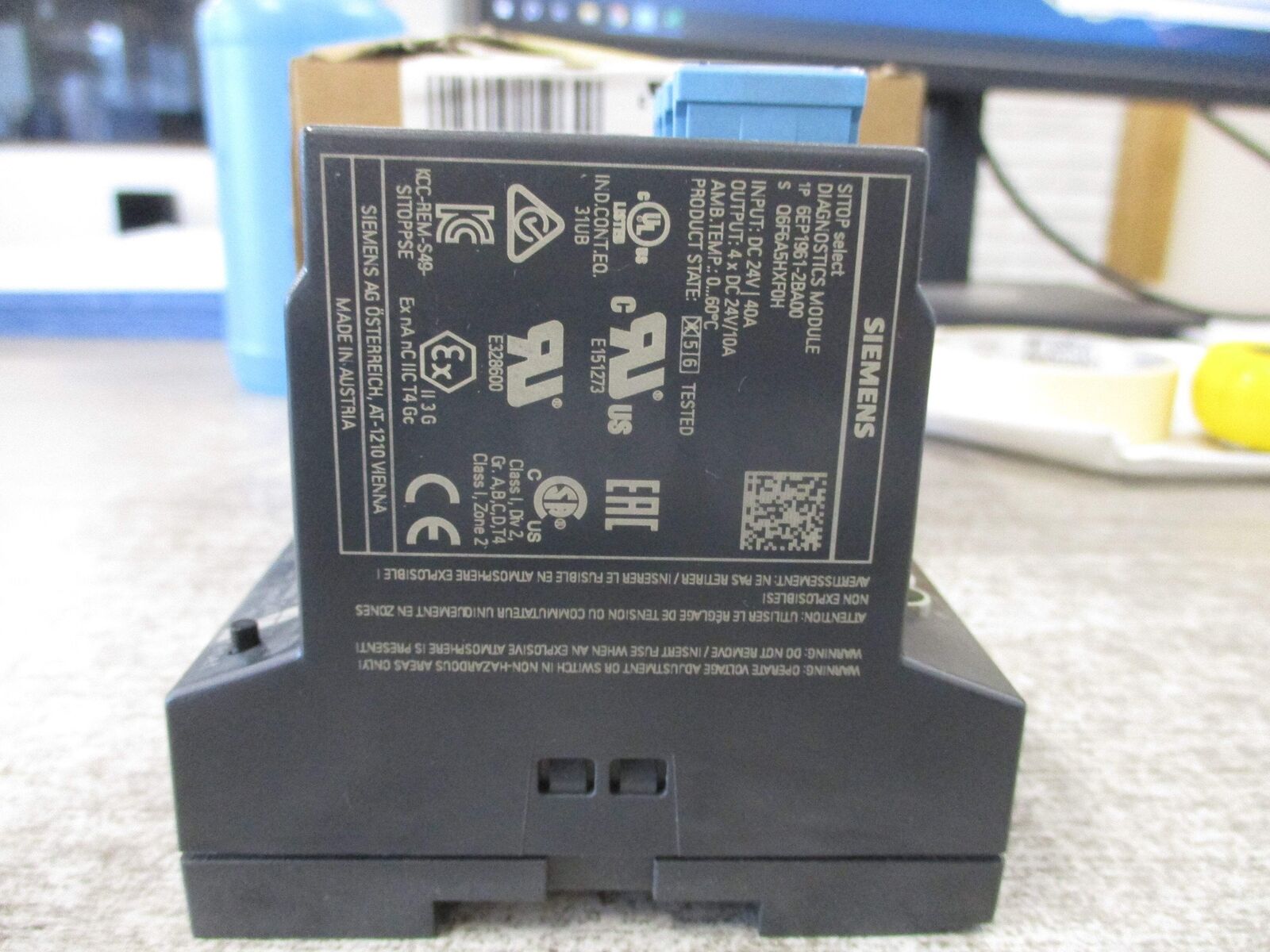 Siemens SITOP Select Diagnosis Module 6EP1 961-2BA00 New Surplus