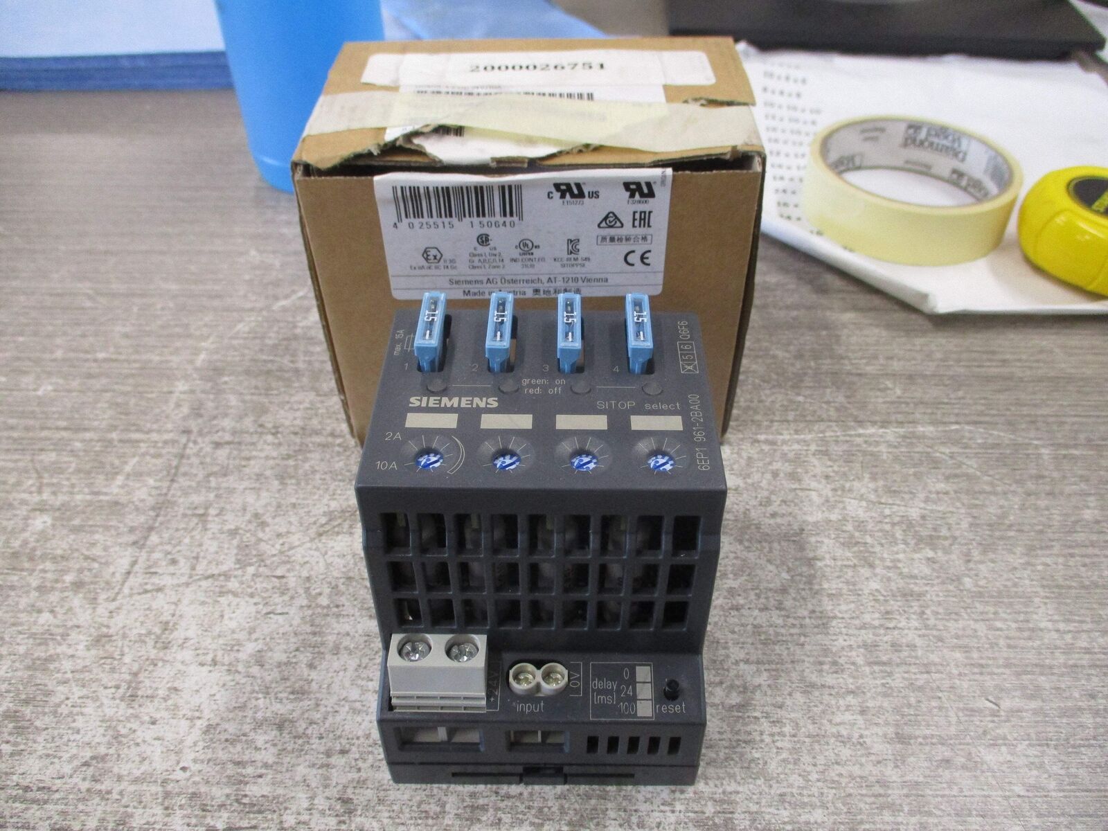 Siemens SITOP Select Diagnosis Module 6EP1 961-2BA00 New Surplus