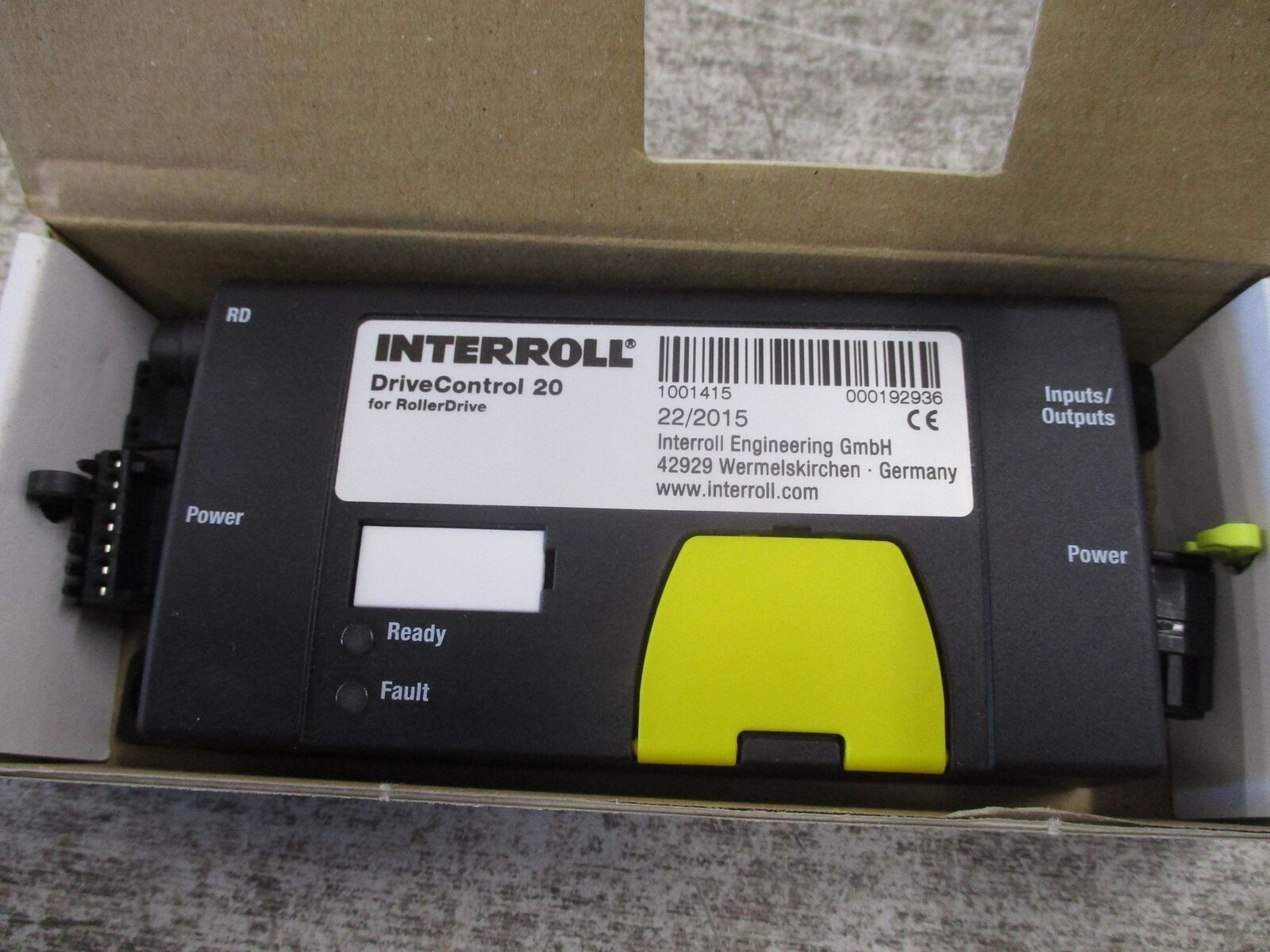 Interroll Drive Control 1001415 New Surplus