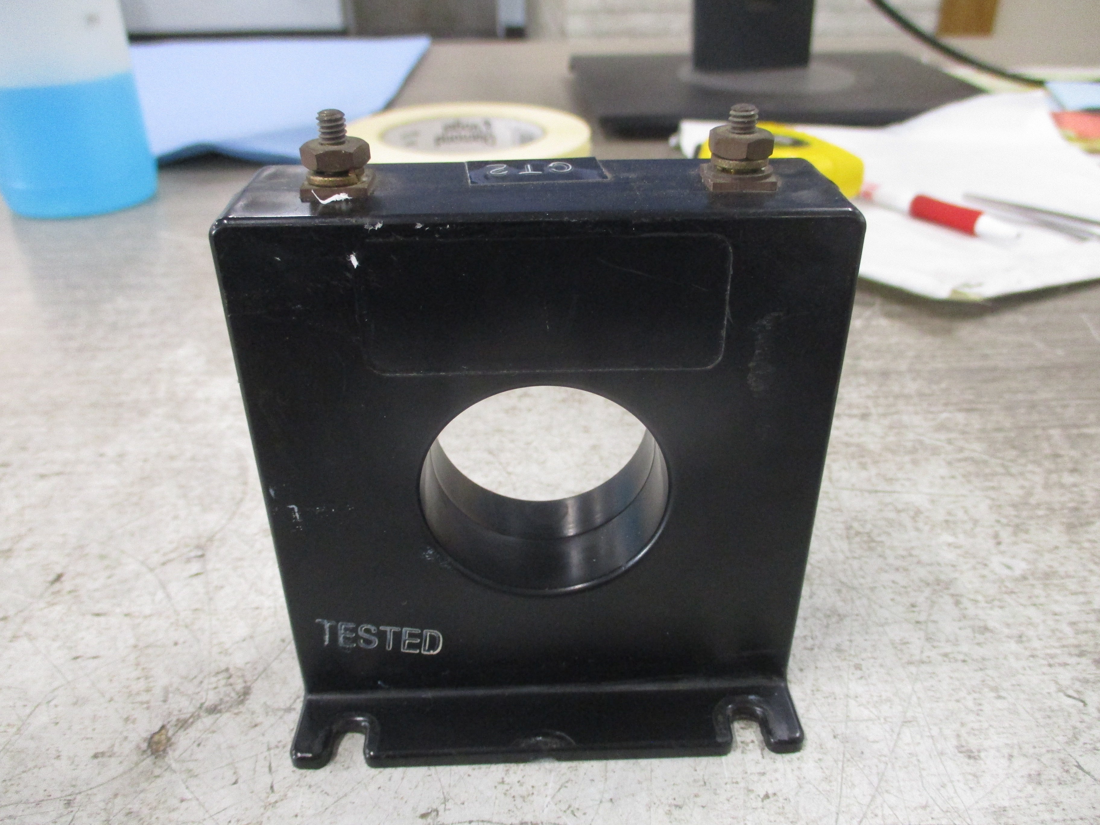 Kato Current Transformer 858-86538-80 Ratio 150:5A *Broken Mounting Feet* Used