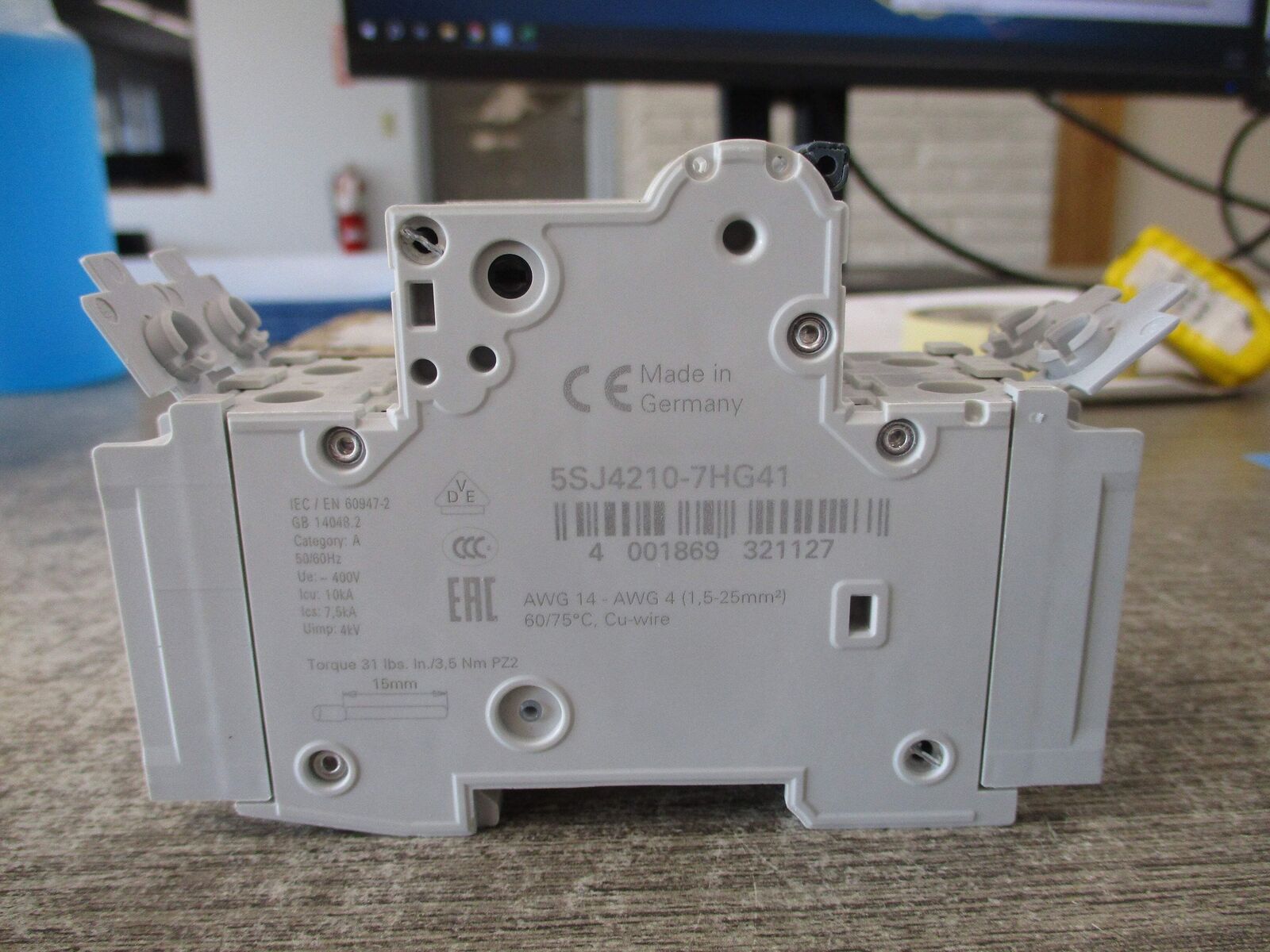 Siemens Circuit Breaker 5SJ4210-7HG41 10A 240V 2P New Surplus