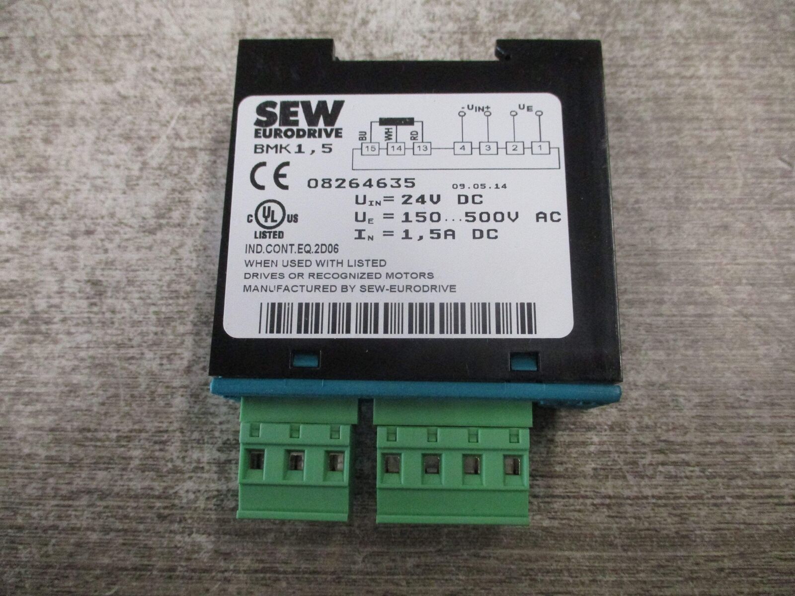 Sew-Eurodrive Rectifier BMK1,5 Used