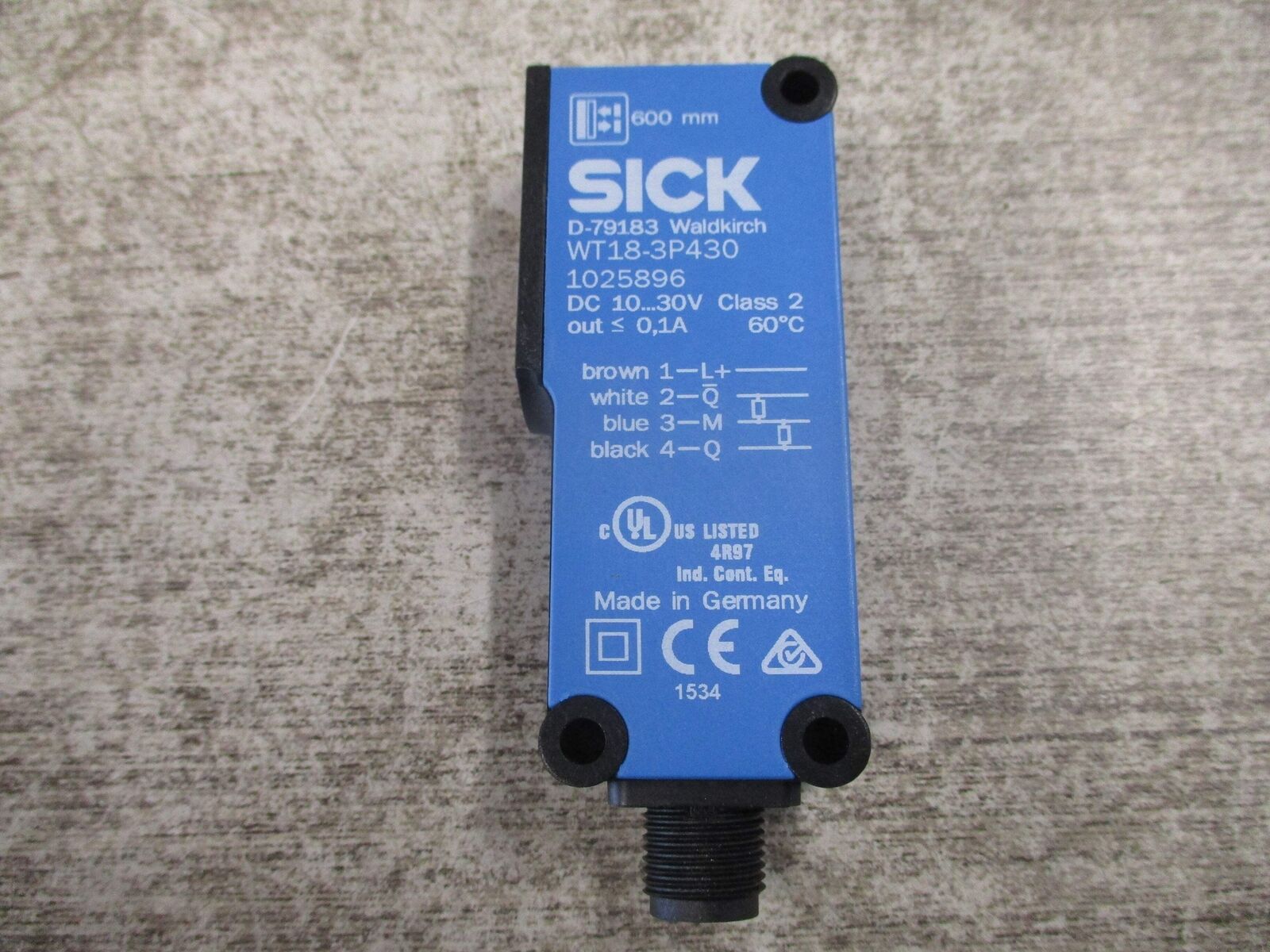 Sick Photoelectric Sensor WT18-3P430 Used