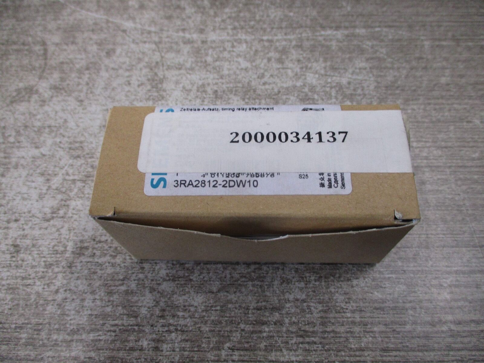 Siemens Timing Relay 3RA2812-2DW10 New Surplus
