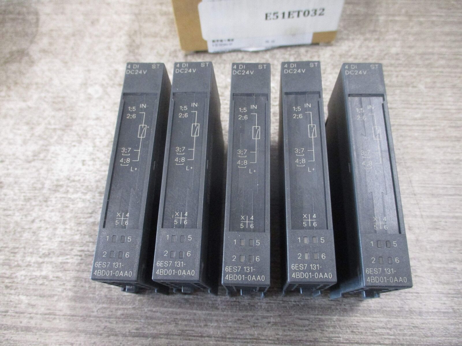 Siemens Simatic Digital Input Module 6ES7 131-4BD01-0AA0 4x DI 24V * Box of 5 *