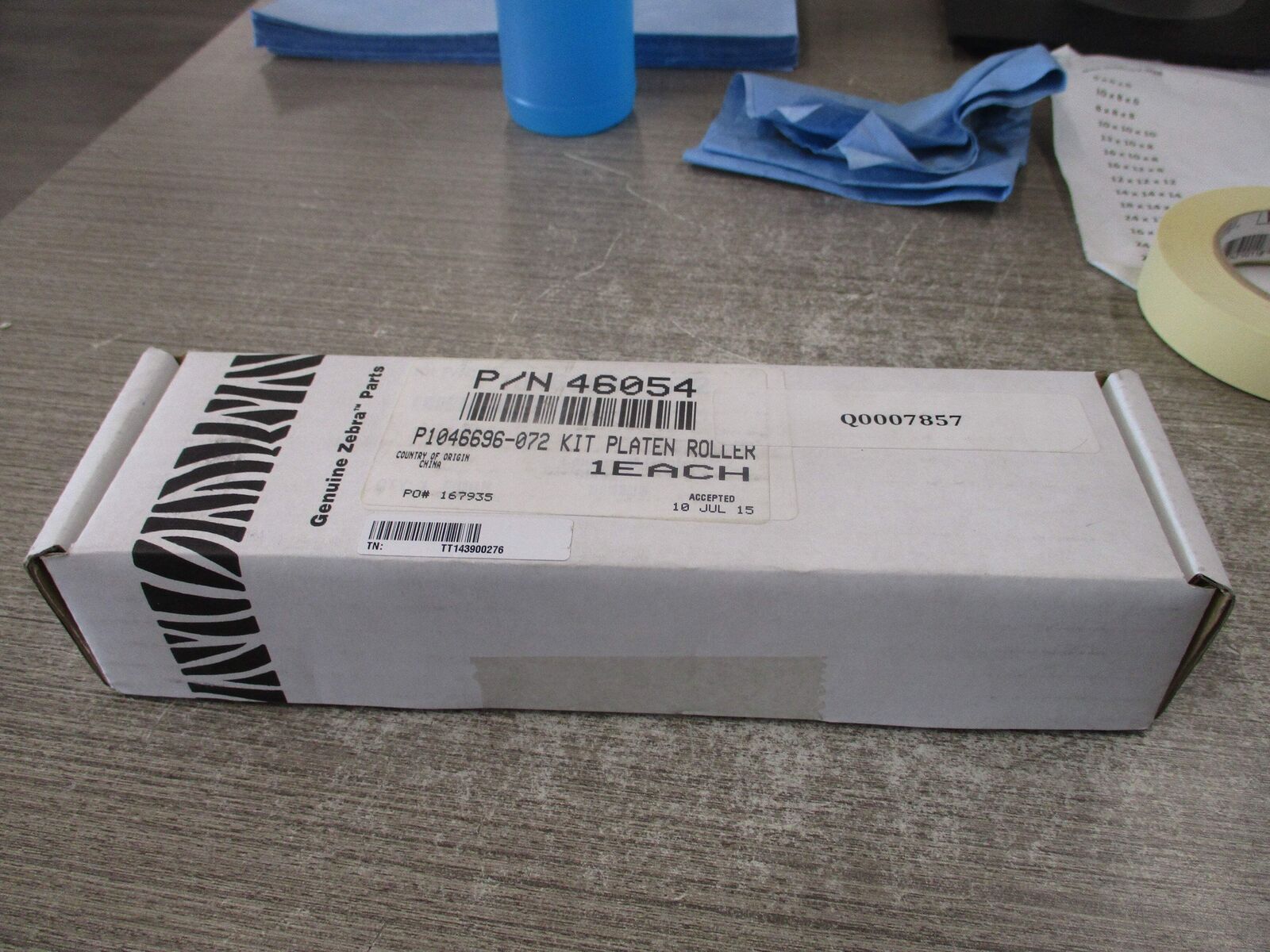 Zebra Platen Roller Kit 46054 New Surplus