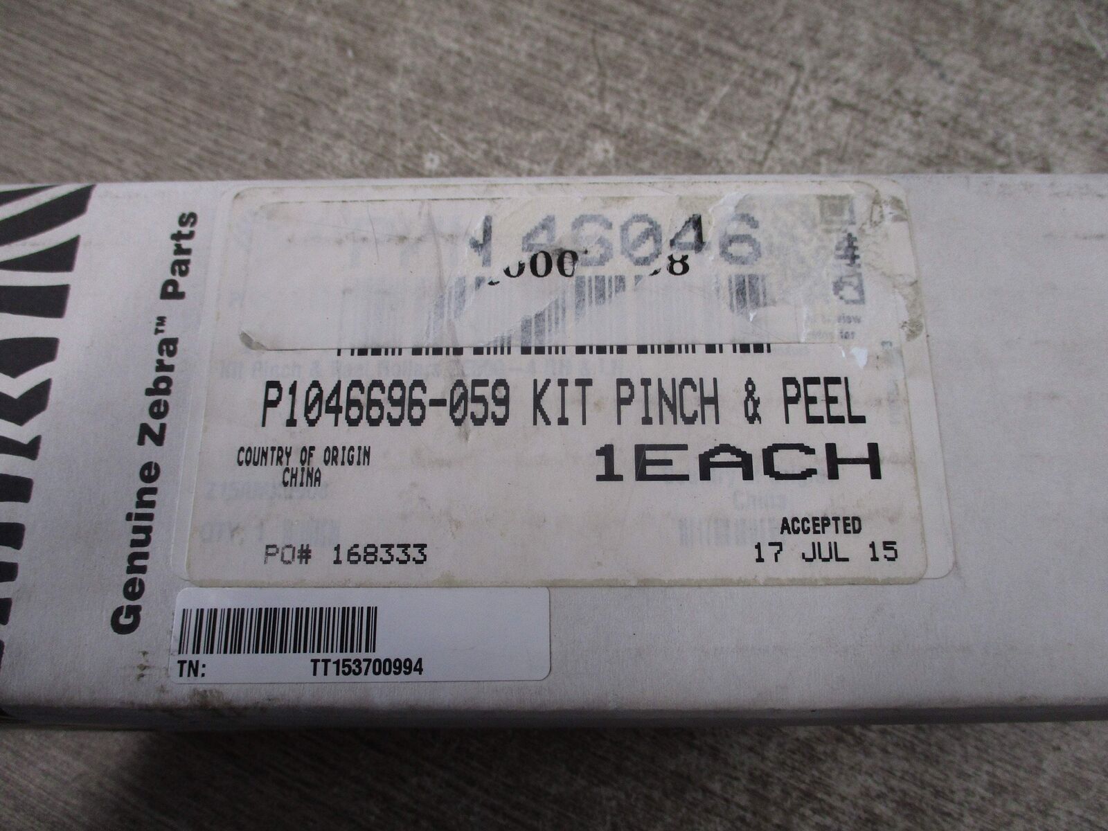 Zebra Pinch & Peel Kit 46046 New Surplus