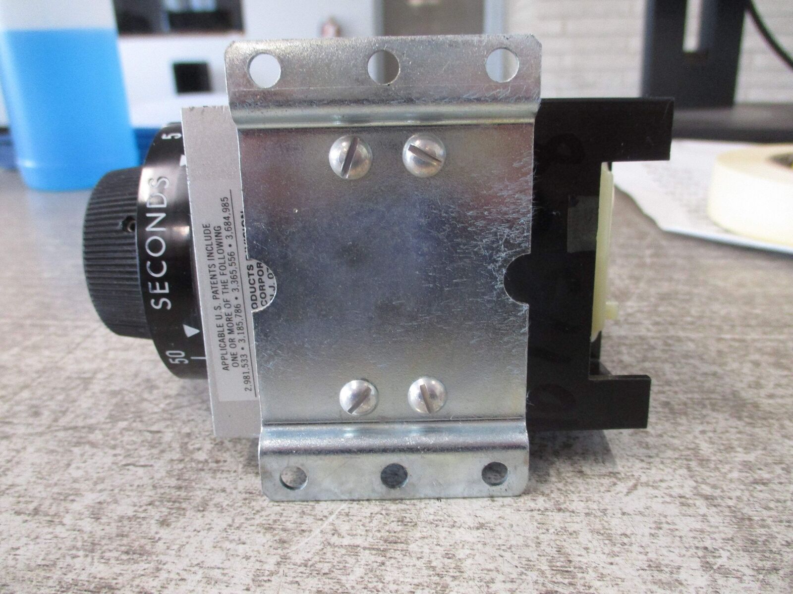 Agastat Timer 7012AD 120V Coil Time: 5-50 sec * Missing (2) Terminal Screws * Us