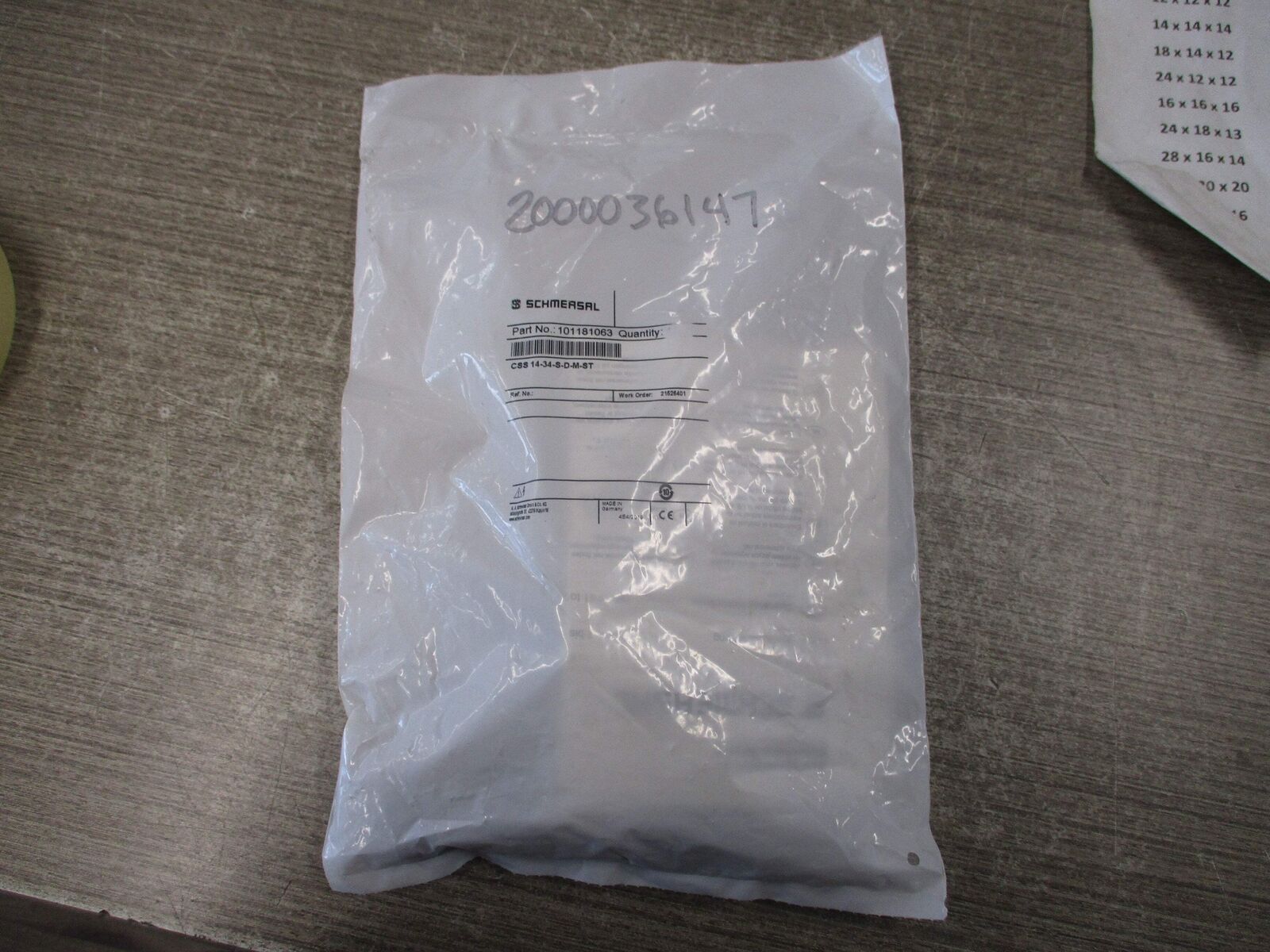 Schmersal Safety Sensor 101181063 CSS 14-34-S-D-M-ST New Surplus