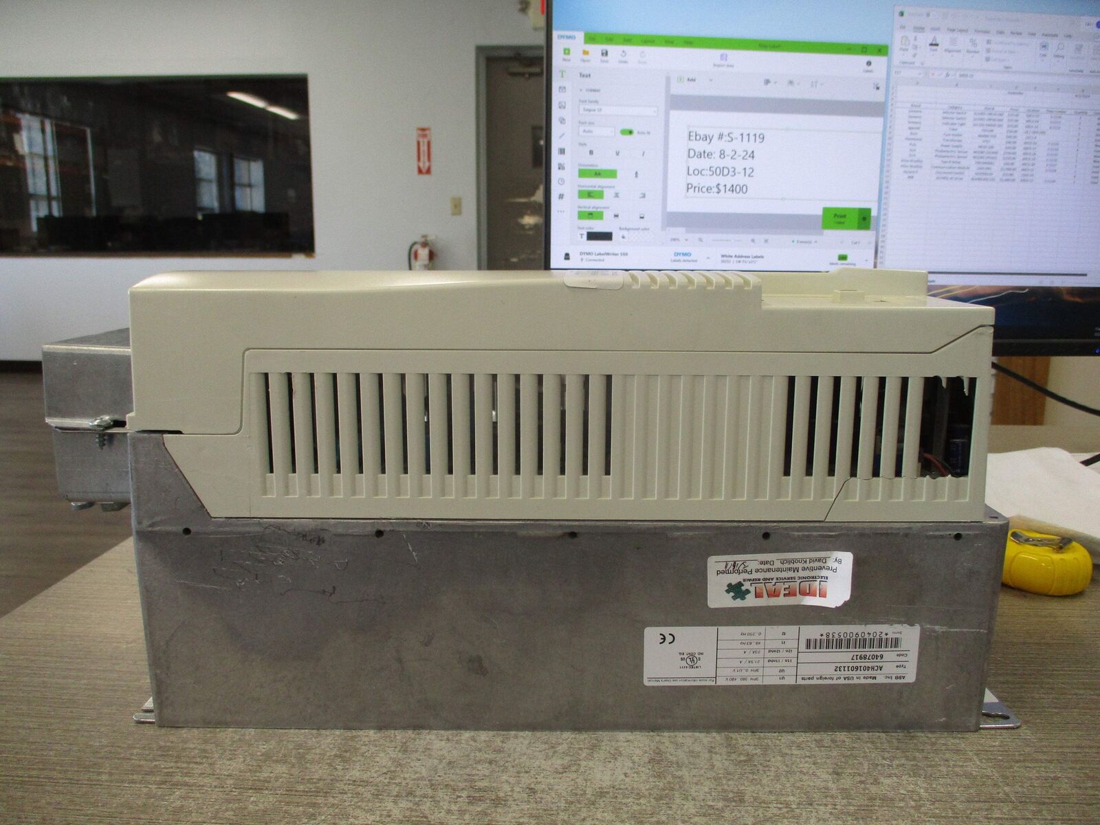 ABB ACH401 AC Drive ACH401601132 15HP 3Ph Input: 3PH / 380-480V / 21.5A/A / 48-6