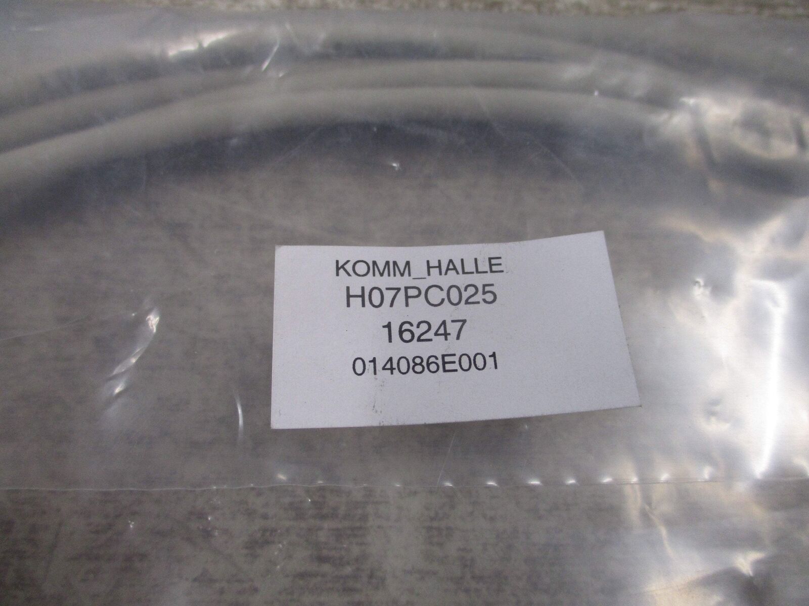 SSI Schaefer Peem Cable H07PC025 *No Box* New Surplus