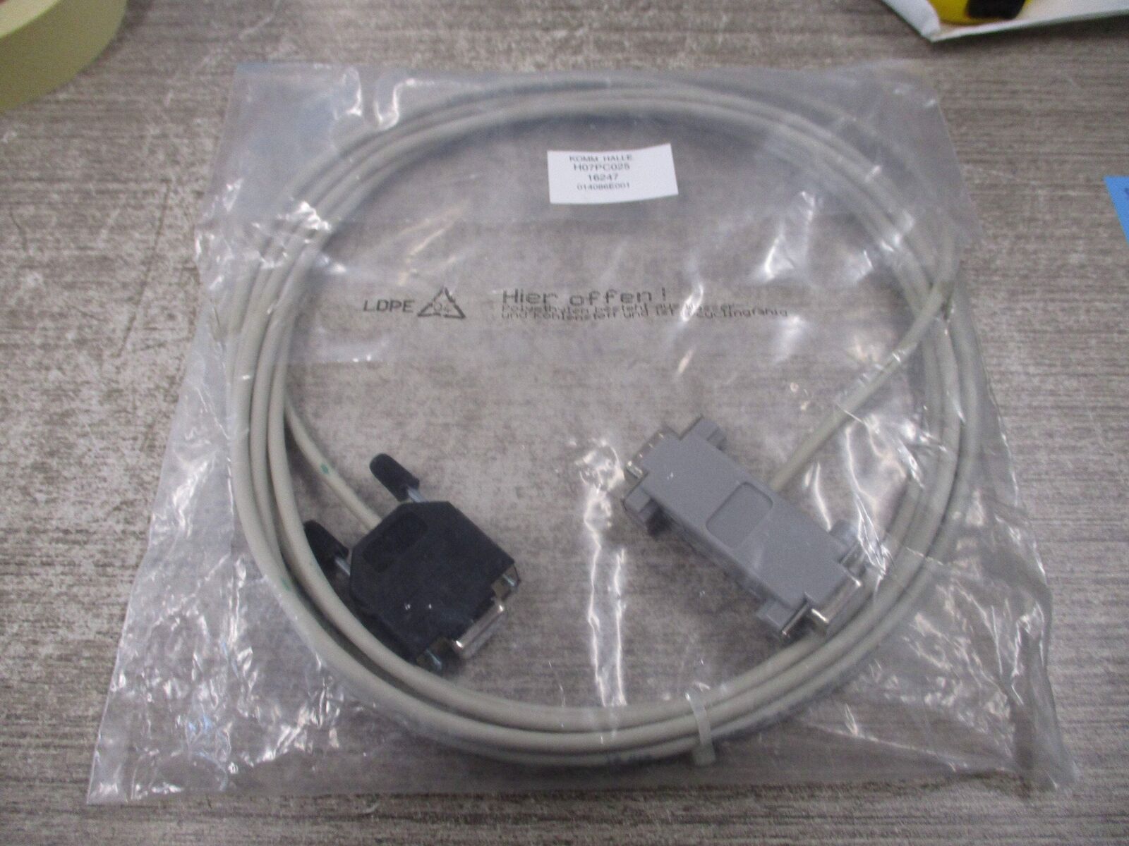 SSI Schaefer Peem Cable H07PC025 *No Box* New Surplus